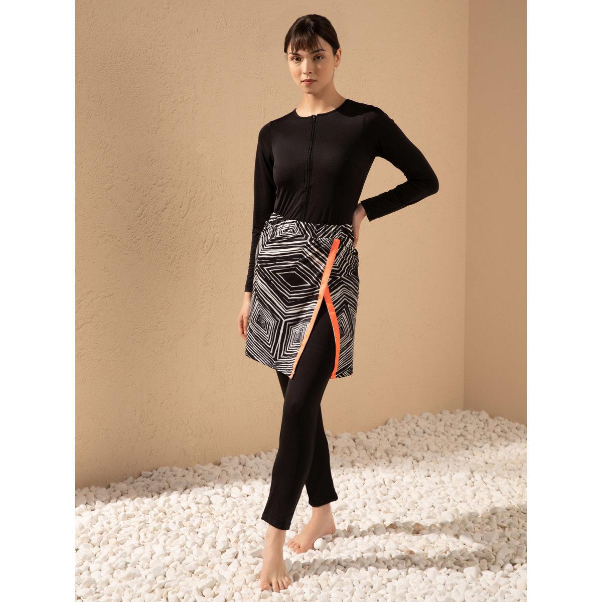 Modanisa X Styli Modest Black Burkini with Leggings Set-women-clothing-swimandbeach-swim-burkinis-image-2