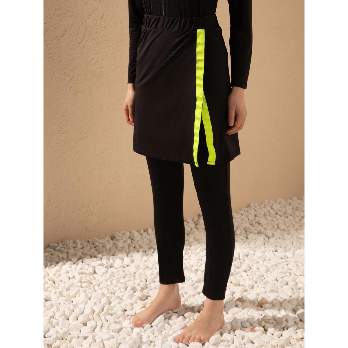 Modanisa X Styli Black Contrast Trim Burkini Set-women-clothing-swimandbeach-swim-burkinis-image-3