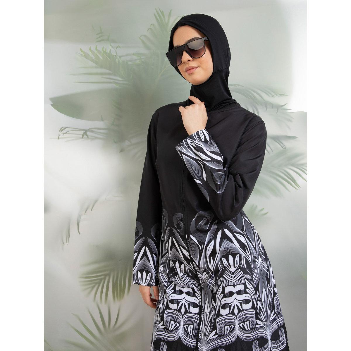 طبع بوركيني بتفاصيل حواف مُطبعة-women-clothing-swimandbeach-swim-burkinis-image-2