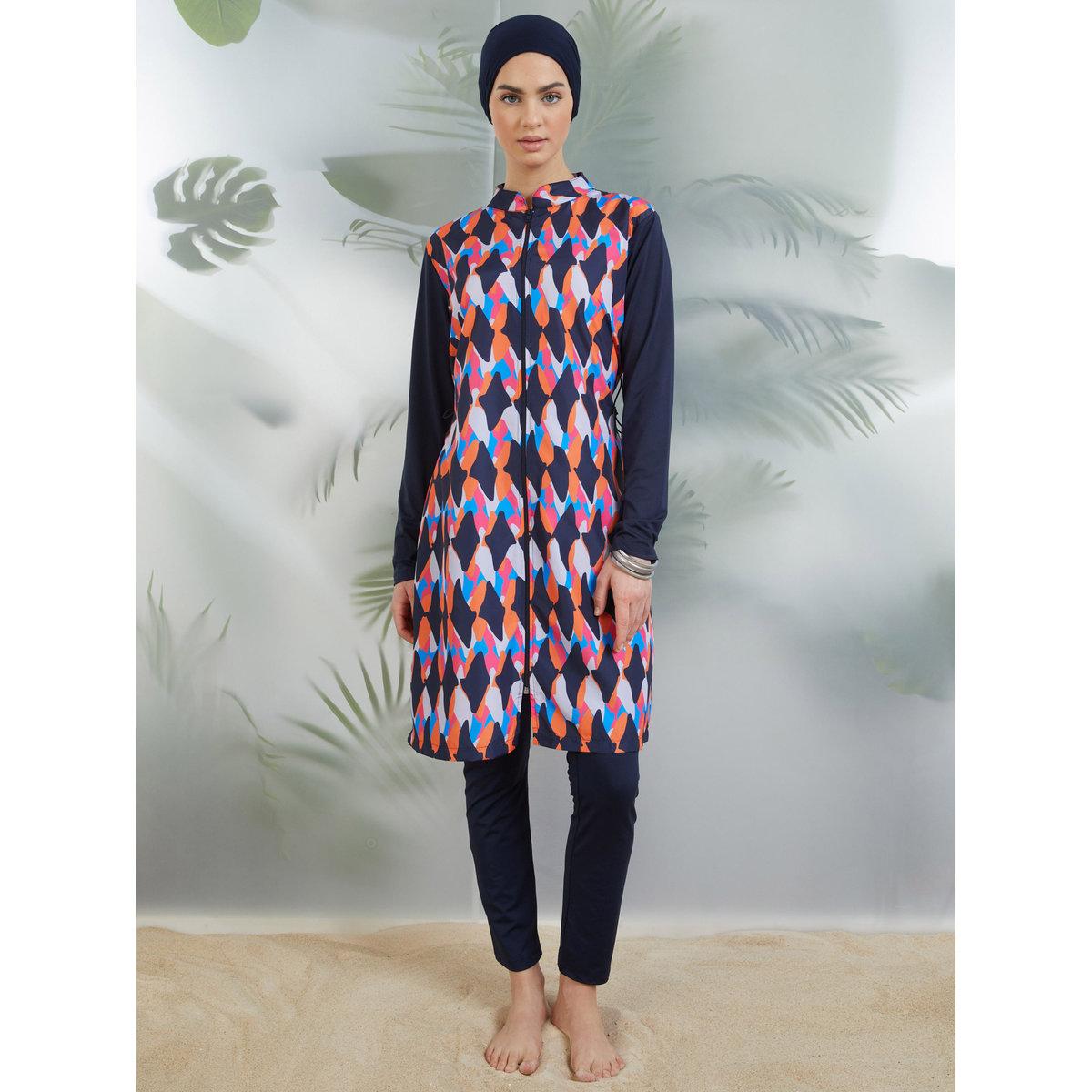 طقم بوركيني بتفاصيل سحاب للإغلاق-women-clothing-swimandbeach-swim-burkinis-image-9