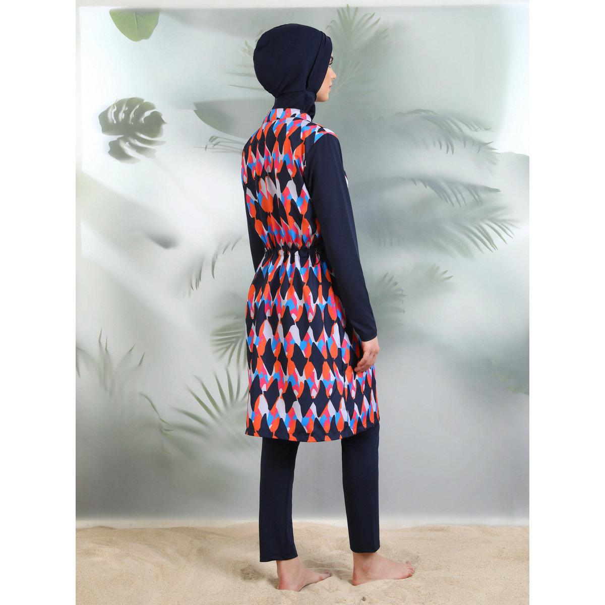 طقم بوركيني بتفاصيل سحاب للإغلاق-women-clothing-swimandbeach-swim-burkinis-image-2