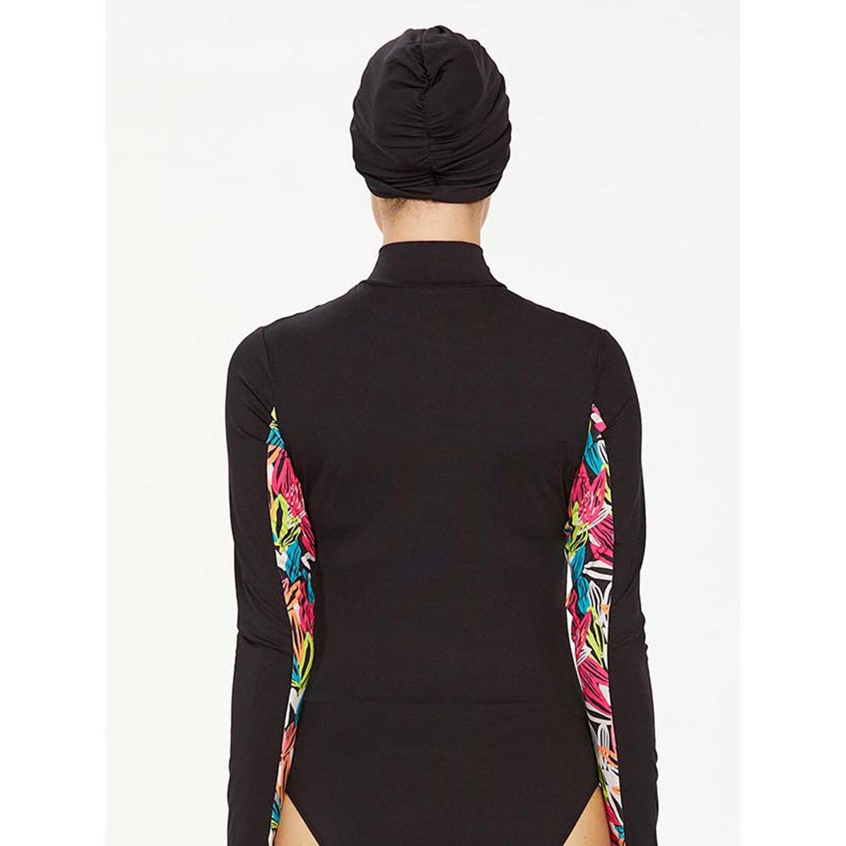 Modanisa X Styli 4-Piece Black Printed Panel Burkini Set-women-clothing-swimandbeach-swim-burkinis-image-6