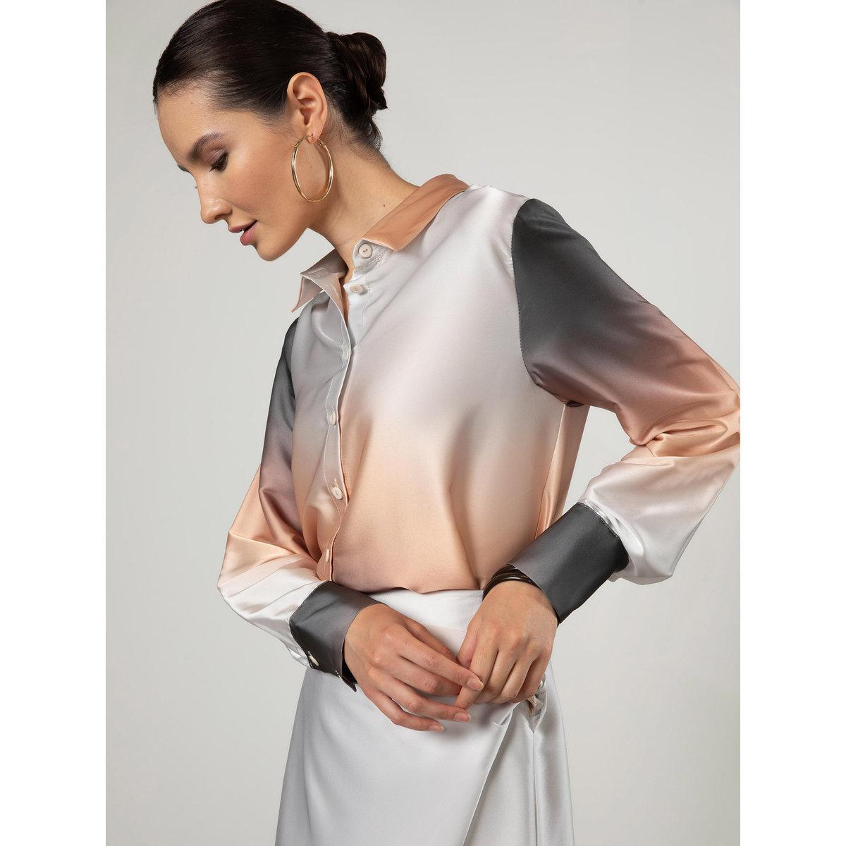 Modanisa X Styli Ambre Print Buttoned Satin Tunic-women-clothing-shirtsandblouses-blouses-image-4