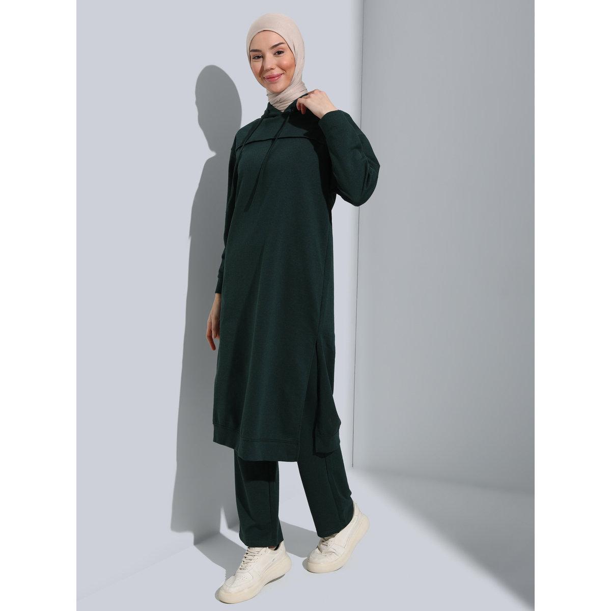 Modanisa X Styli Modest Longline Hooded Top Tracksuit Set-men-clothing-sportswearandactivewear-tracksuits-image-2