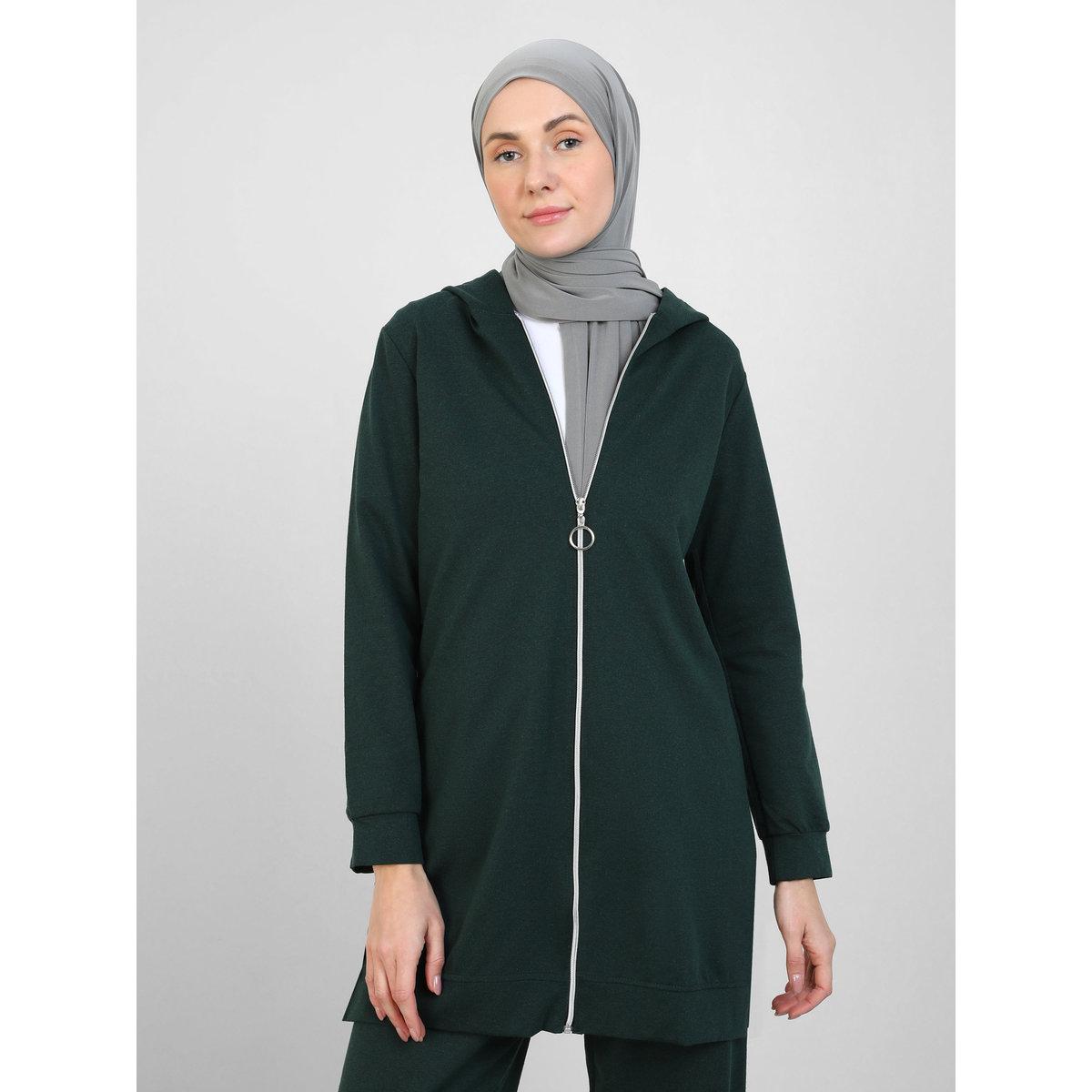 Modanisa X Styli Modest Longline Hooded Top Tracksuit Set-men-clothing-sportswearandactivewear-tracksuits-image-2