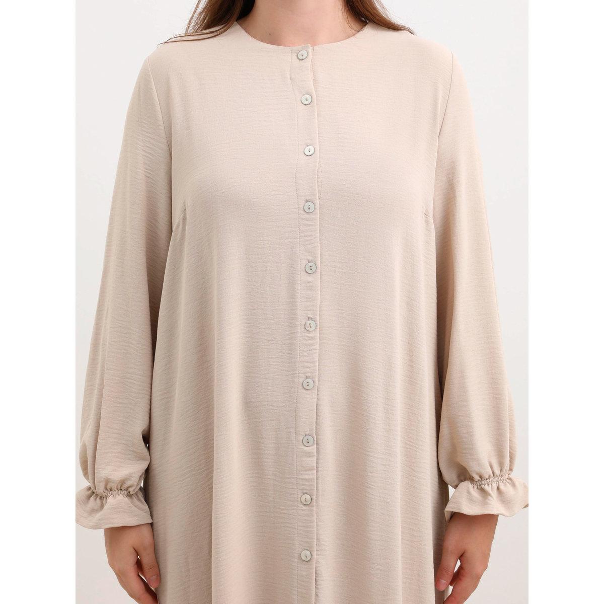 فستان طويل بمقاس كبير مع تفاصيل خصر مُنخفض-women-clothing-dresses-image-5