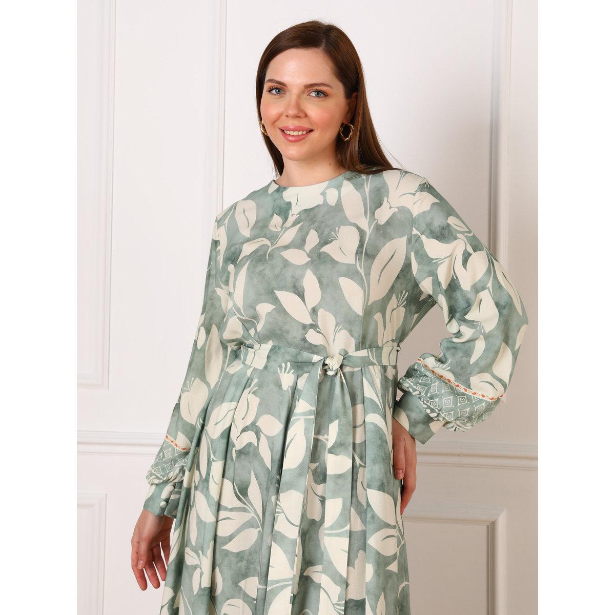 فستان طويل بمقاس كبير مُطبع بالكامل-women-clothing-dresses-image-3