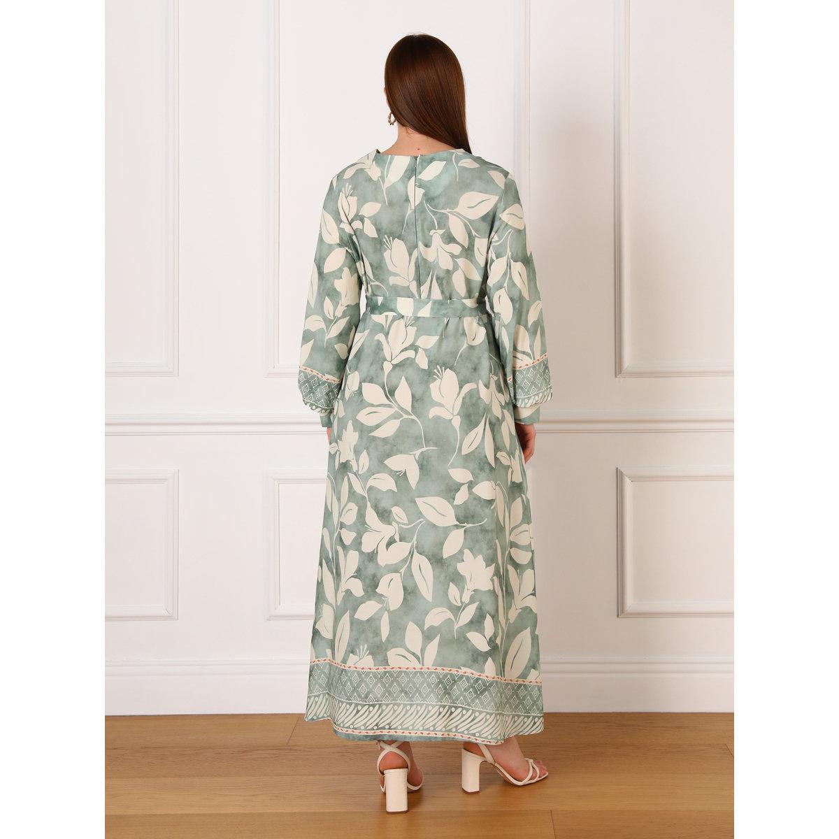 فستان طويل بمقاس كبير مُطبع بالكامل-women-clothing-dresses-image-5