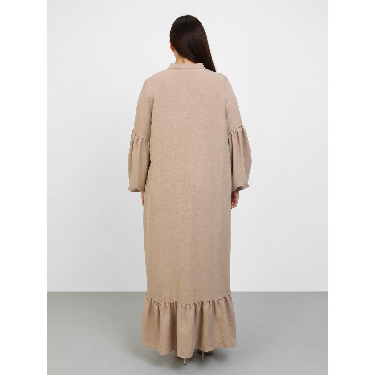 فستان طويل بمقاس كبير بأكمام بيشوب-women-clothing-dresses-image-5