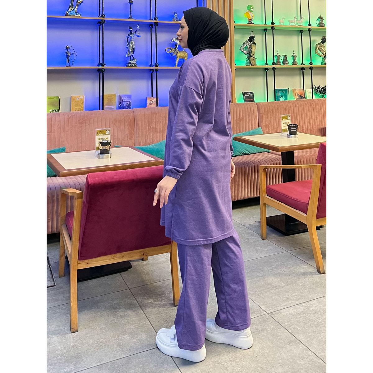 Modanisa X Styli Modest Longline Top Tracksuit Set-men-clothing-sportswearandactivewear-tracksuits-image-5
