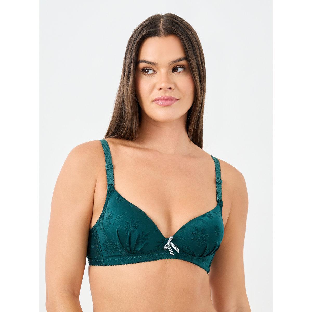 Styli Pack of 2 - Padded Wired Tonal Jacquard Pattern Bra-women-clothing-lingerie-bras-image-7