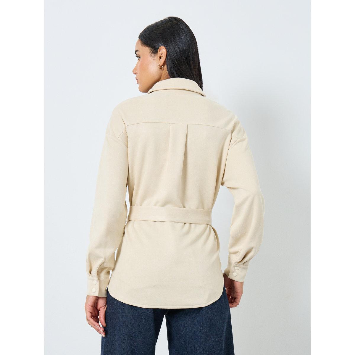 بلوزة بقصة مريحة مع حزام-women-clothing-shirtsandblouses-shirts-image-5