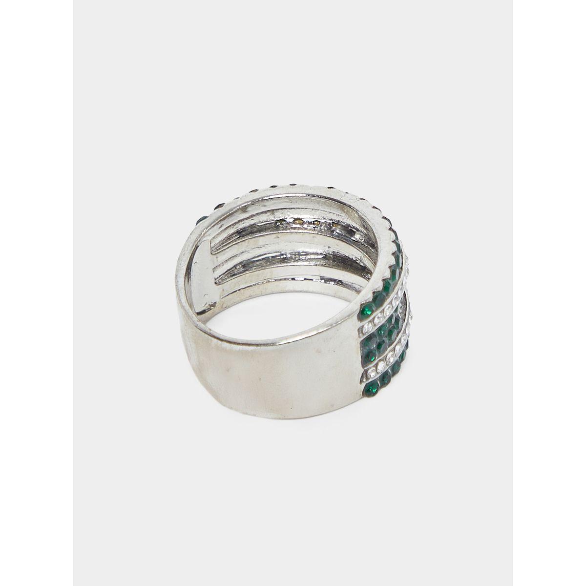 Styli Criss Cross Embellished Ring-women-watchesandjewellery-jewellery-rings-image-2