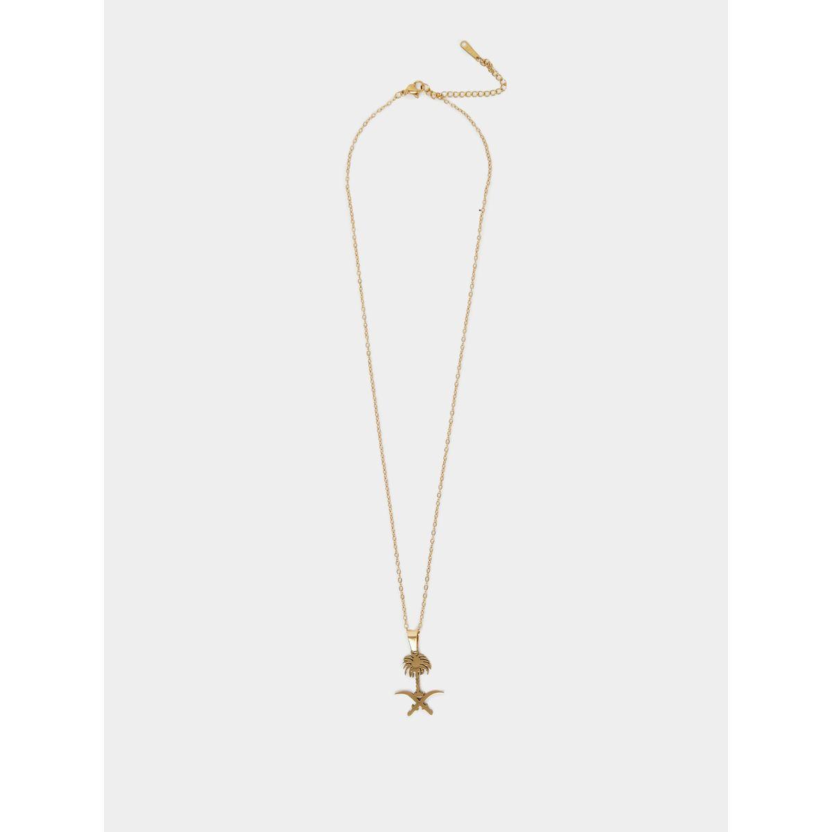 قلادة بحُلي على شكل نخلة المملكة العربية السعودية-women-watchesandjewellery-jewellery-necklacesandpendants-image-1