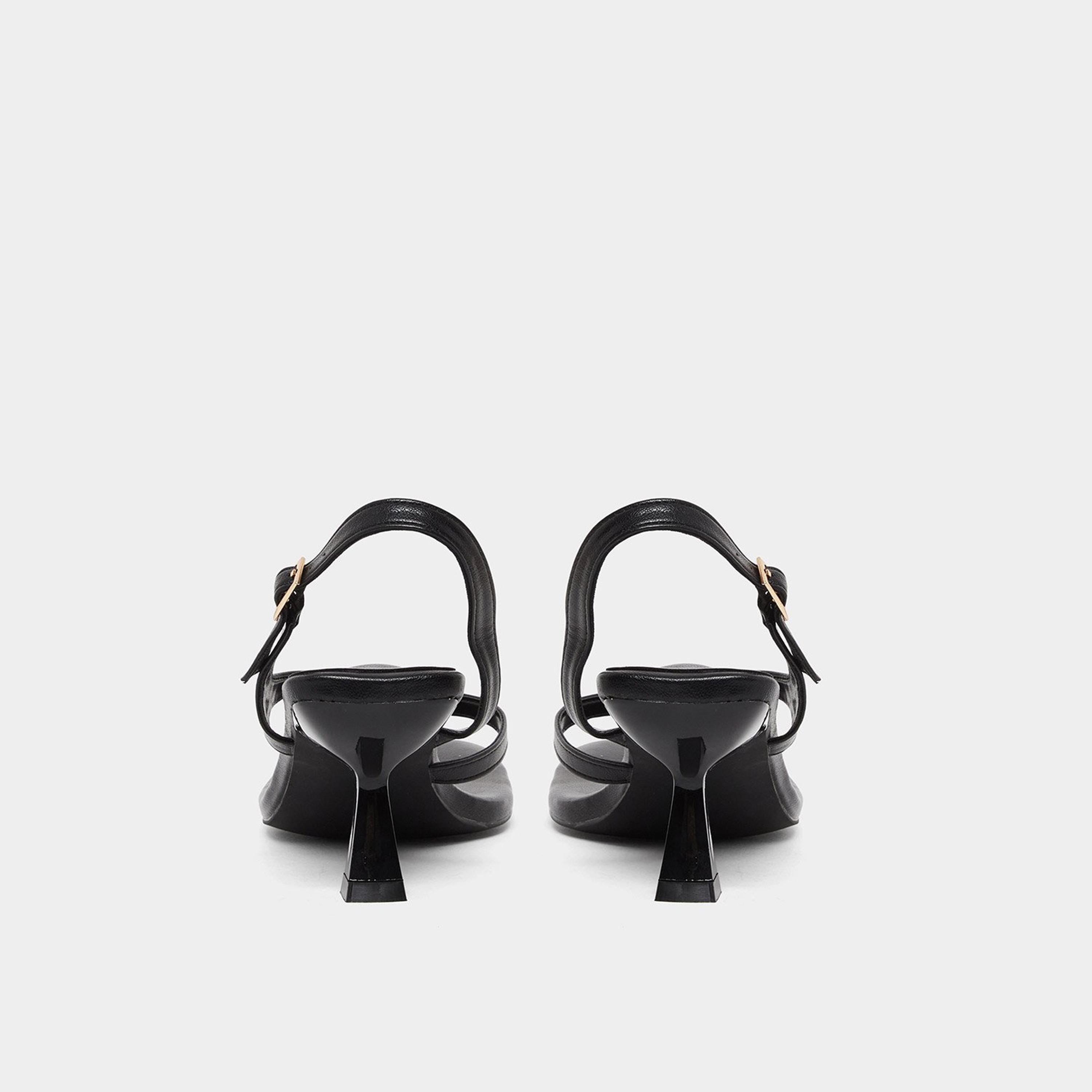 Styli Women Black Kitten Heel Thong Sandals-women-shoes-sandals-heeled-image-5