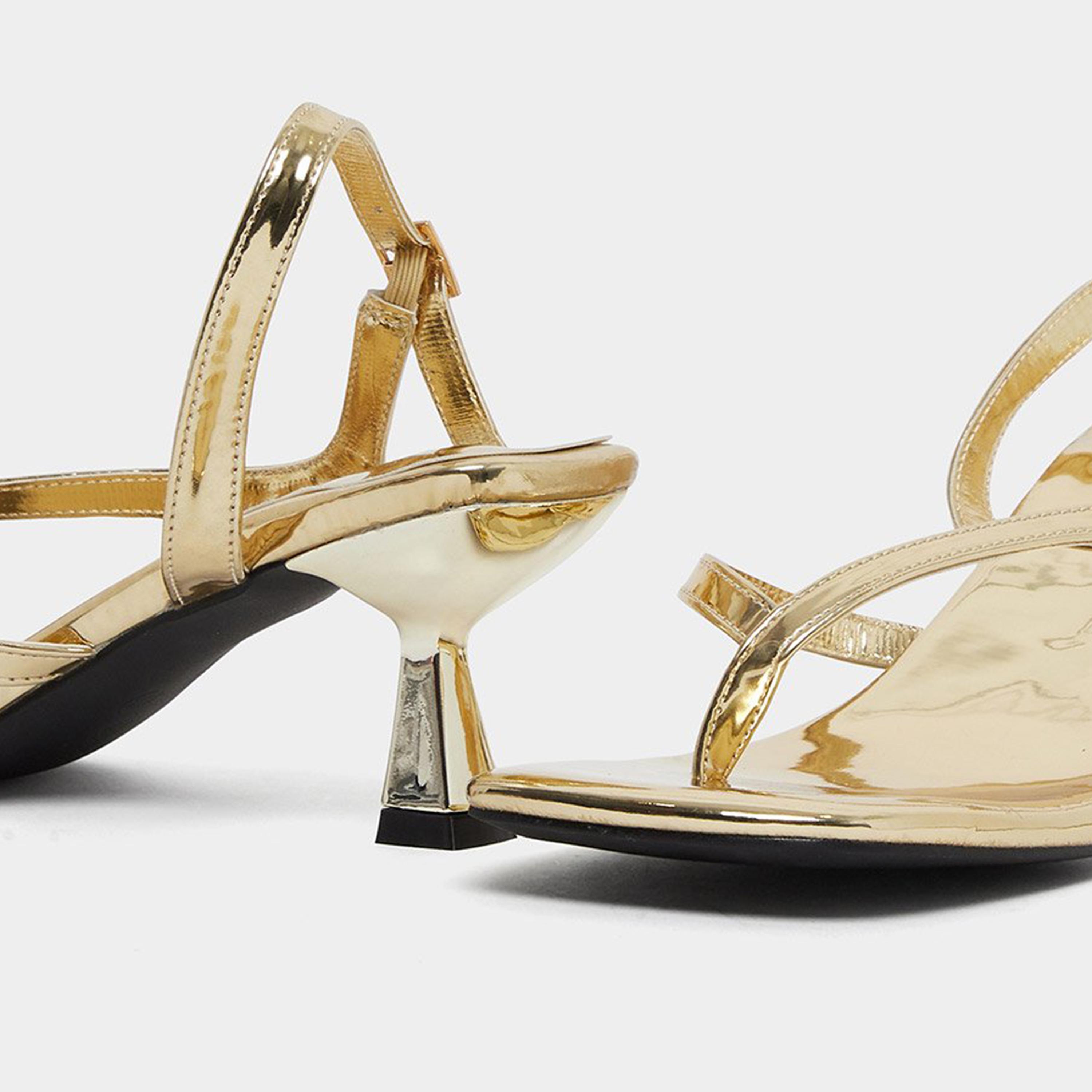 ستايلي - صندل ذهبي بكعب صغير-women-shoes-sandals-heeled-image-4