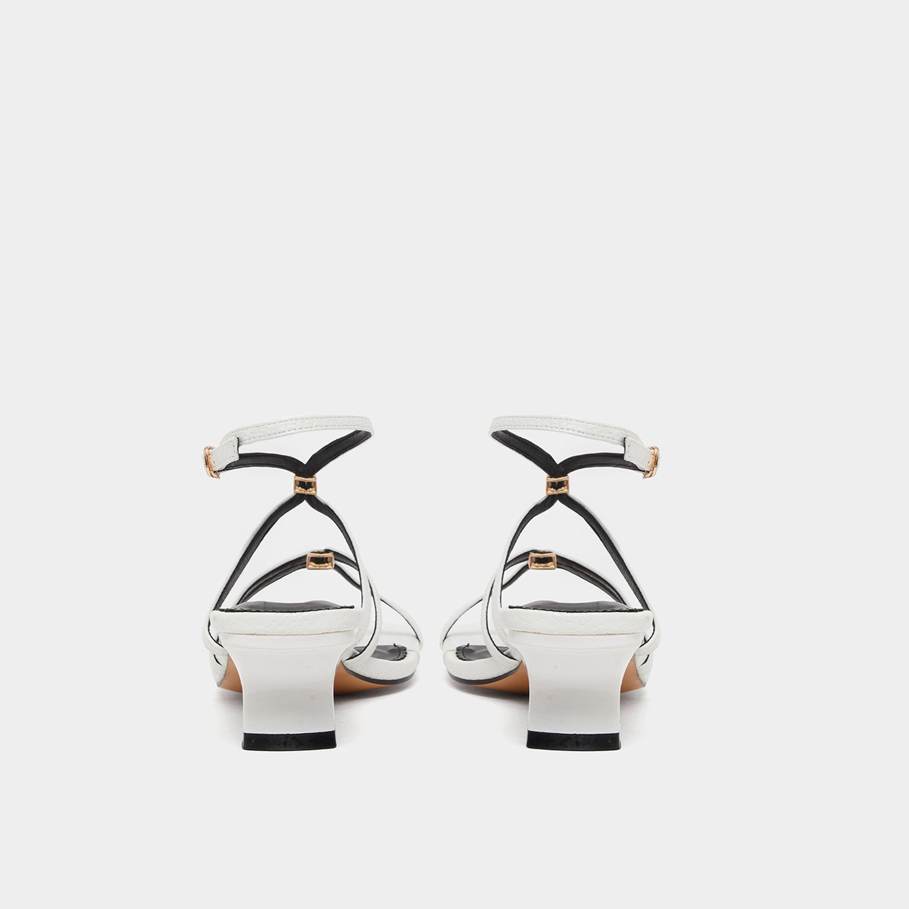 ستايلي - صندل بأشرطة مزين بلمسات معدنية بيضاء-women-shoes-sandals-heeled-image-5
