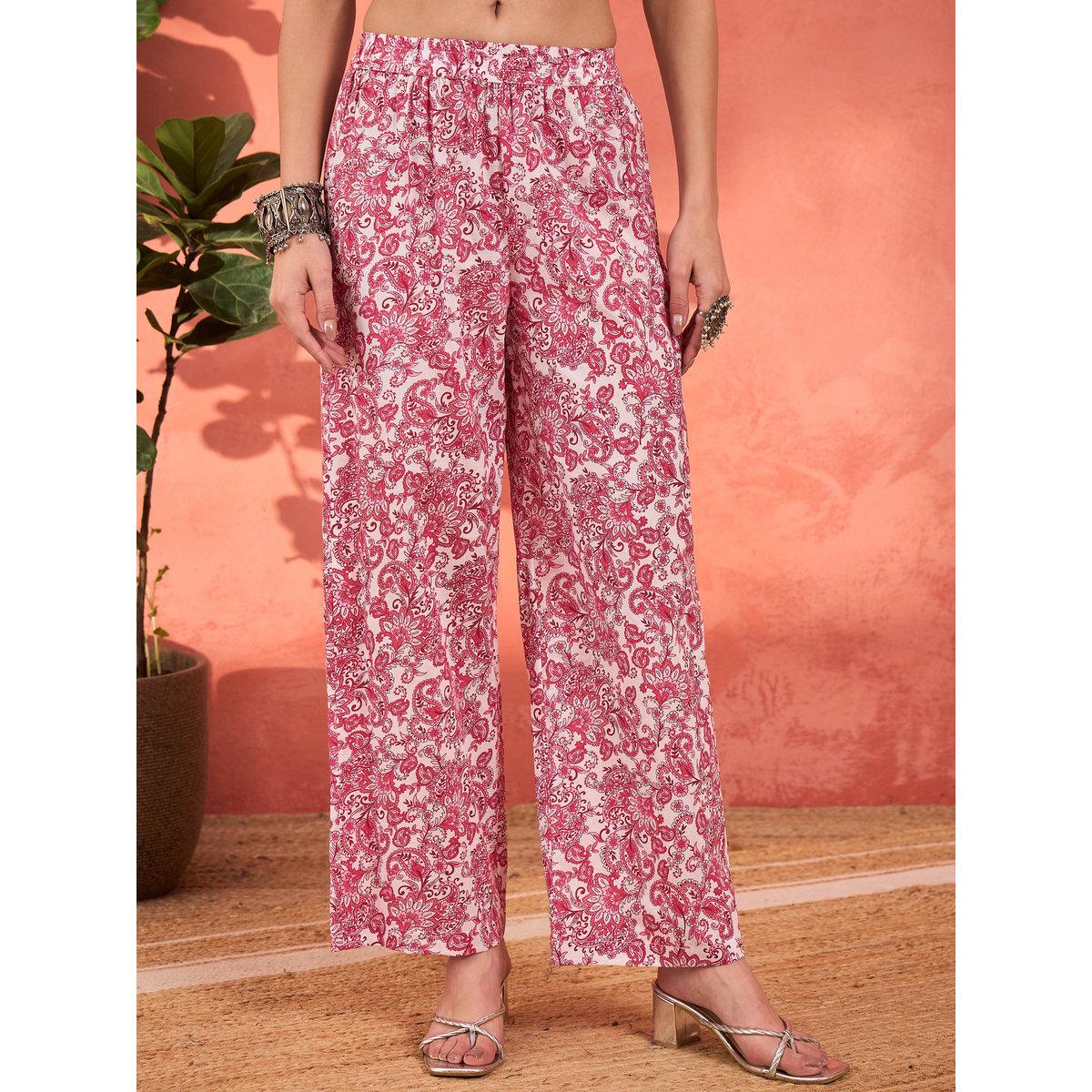 طقم من كورتا وبنطال مع دوباتا-women-clothing-ethnicwear-sareesets-image-5