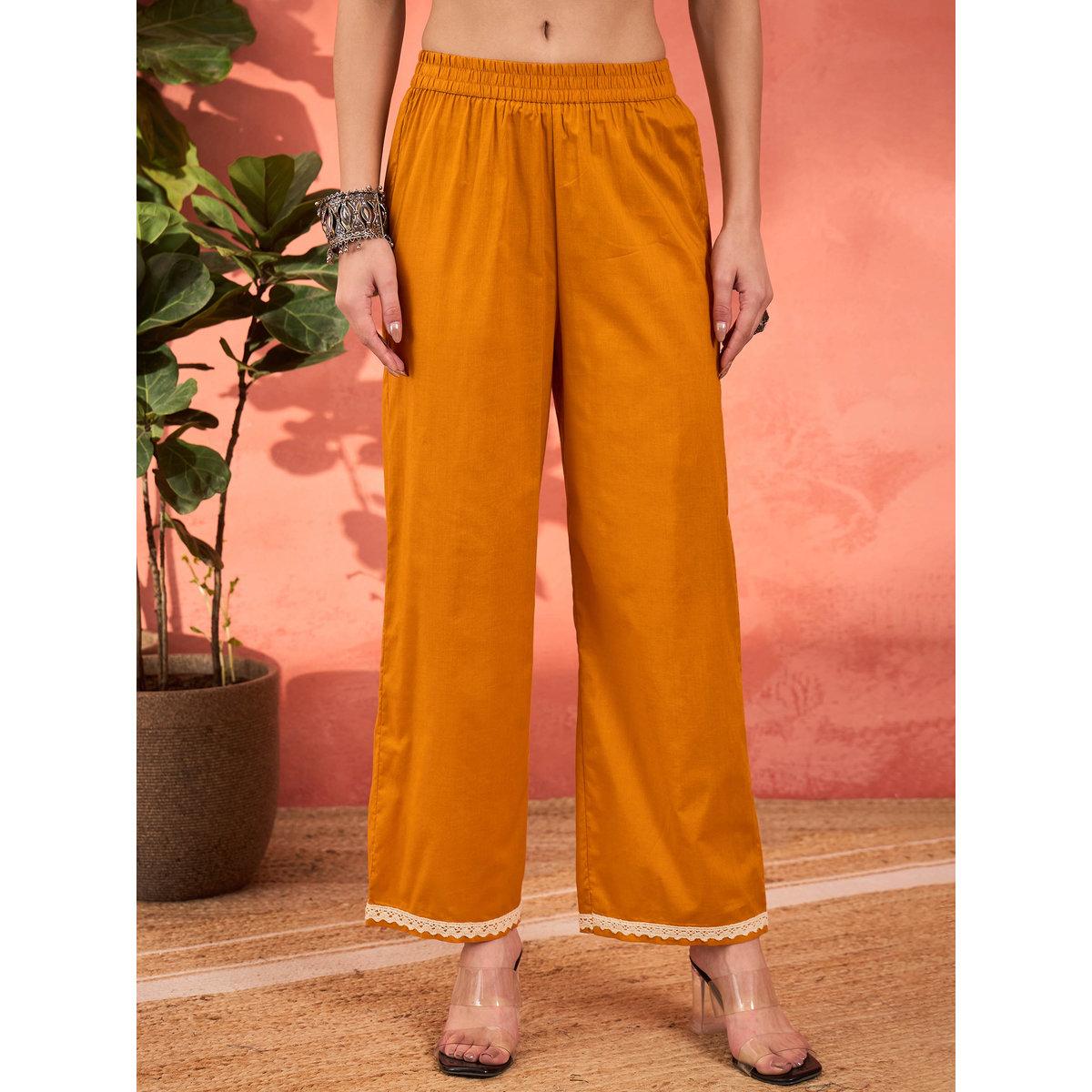 طقم من كورتا بطبعة زهور مع بنطال ودوباتا-women-clothing-ethnicwear-sareesets-image-5