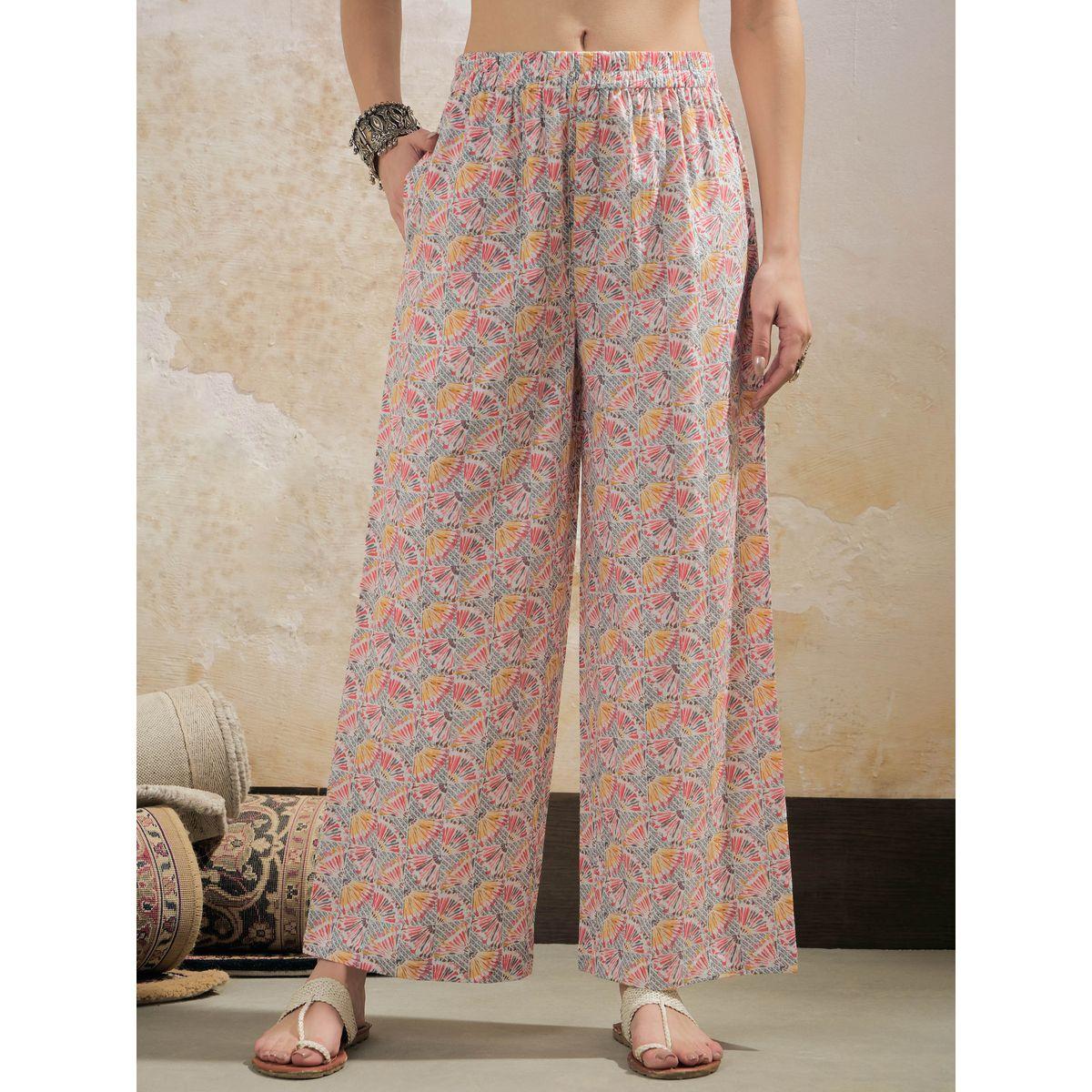 طقم من كورتا بدون أكمام مع بنطال ودوباتا-women-clothing-ethnicwear-sareesets-image-7
