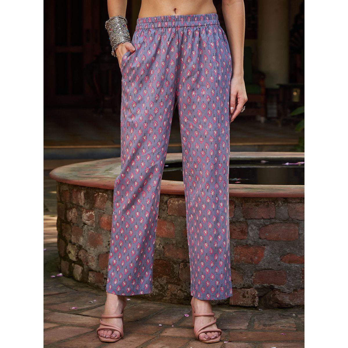 طقم من كورتا وبنطال مع دوباتا-women-clothing-ethnicwear-sareesets-image-6