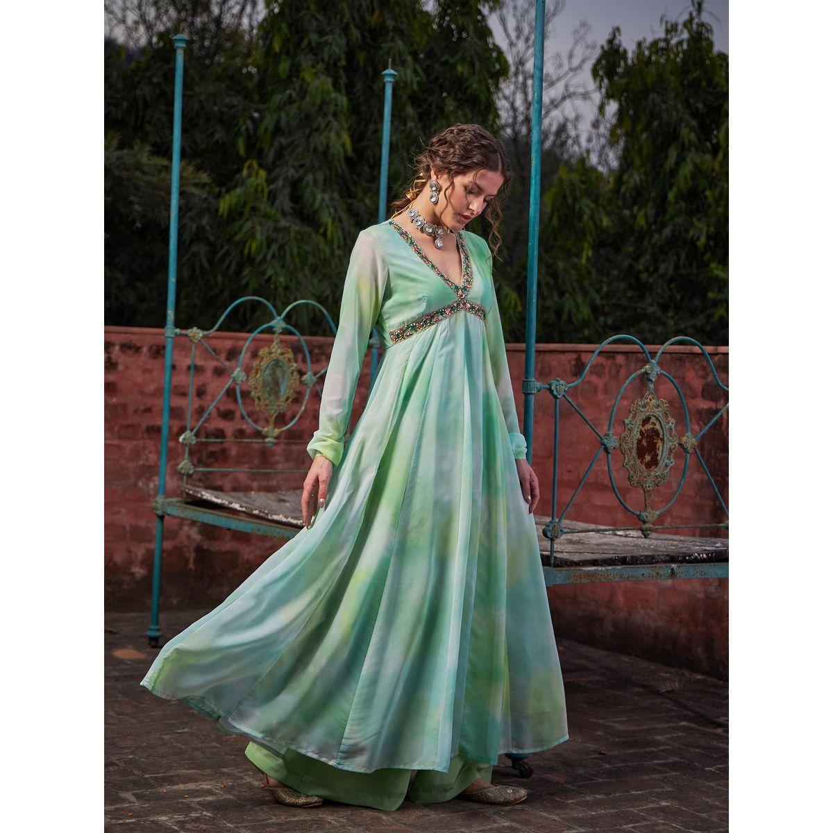 كورتا بطبعة تاي داي-women-clothing-ethnicwear-kurtas-image-3