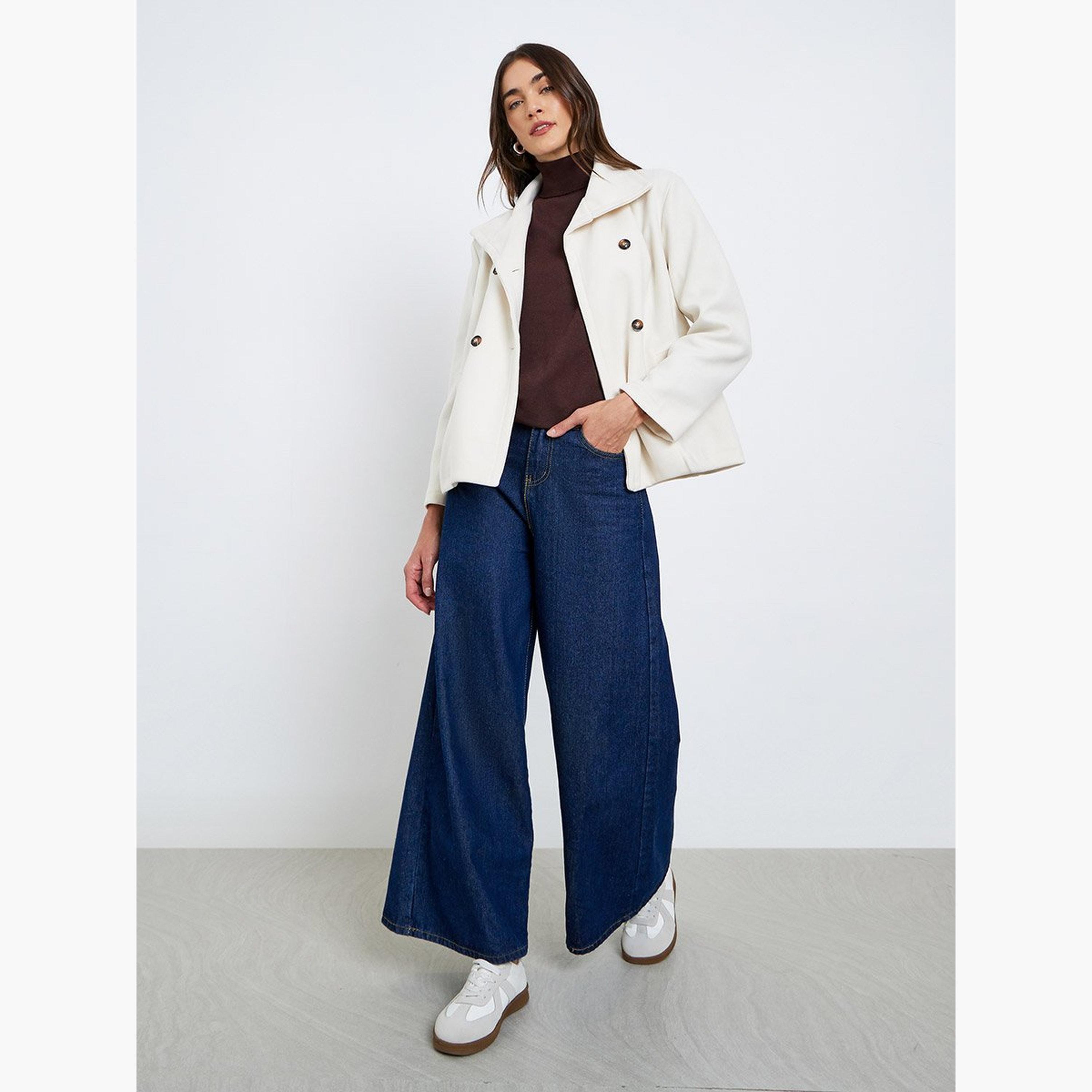 Styli Off White Oversized Wool Look Jacket-women-winterwear-coatsandjackets-jackets-image-2