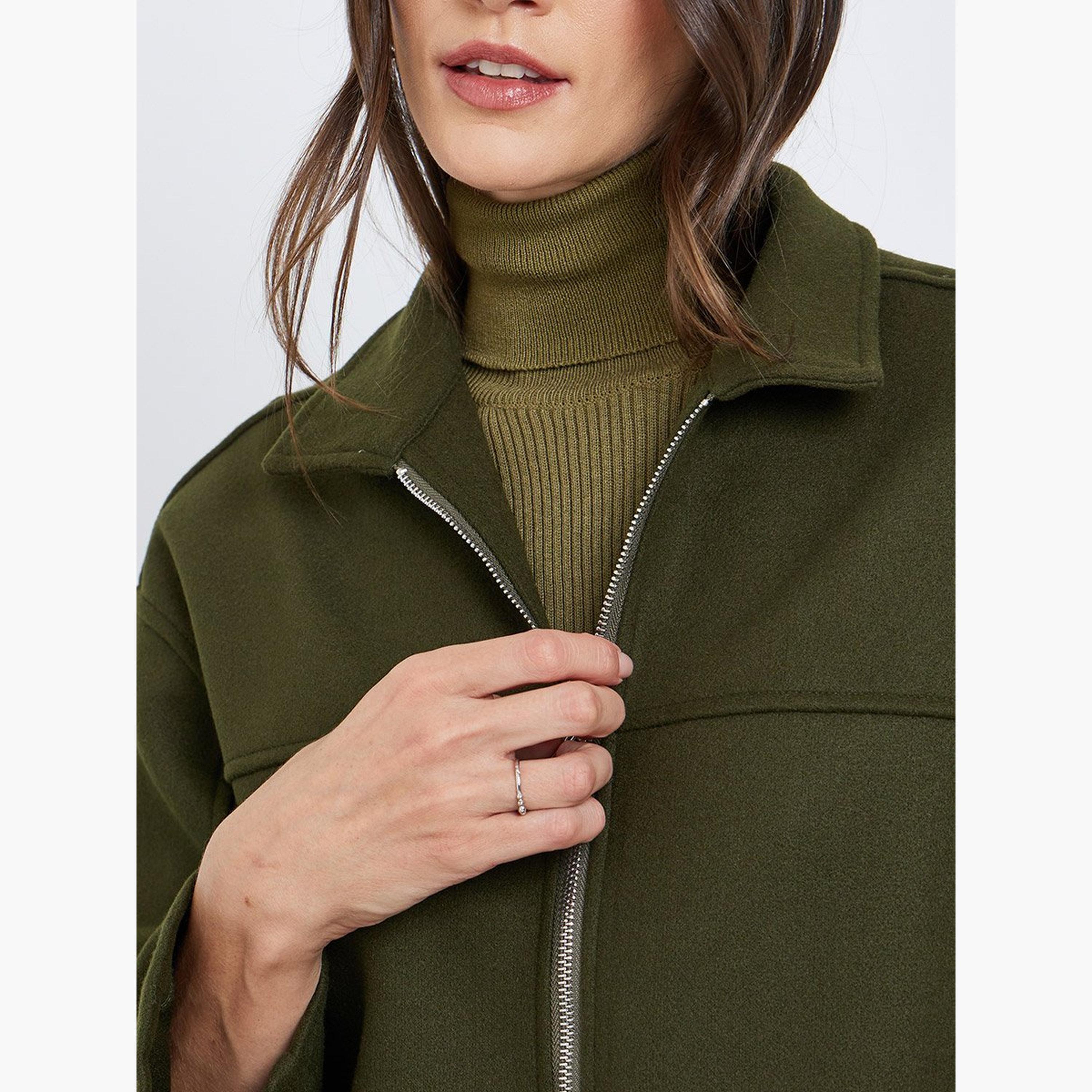Styli Oversized Wool Look Bomber Jacket-women-winterwear-coatsandjackets-jackets-image-5