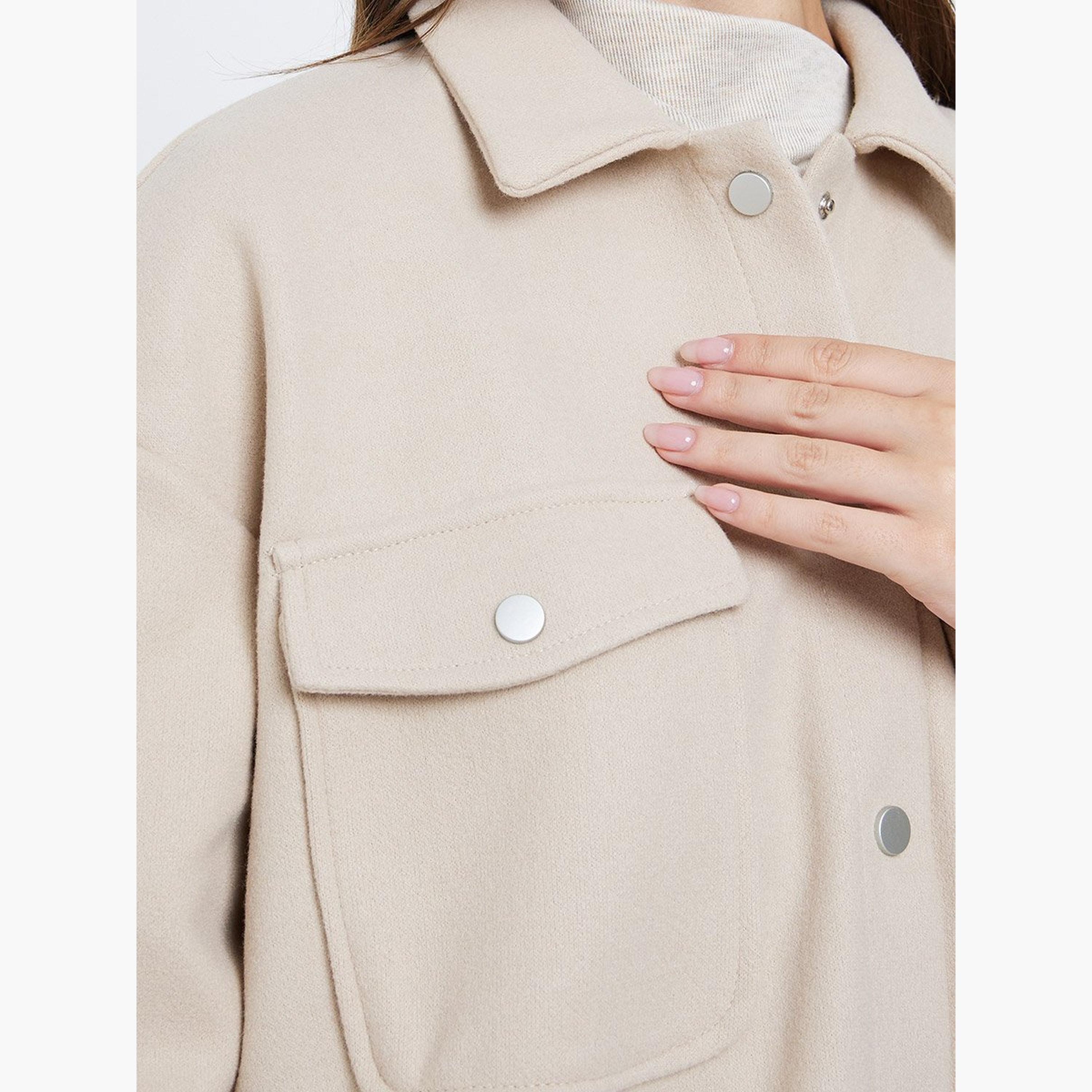 Styli Beige Oversized Longline Shacket-women-winterwear-coatsandjackets-jackets-image-4