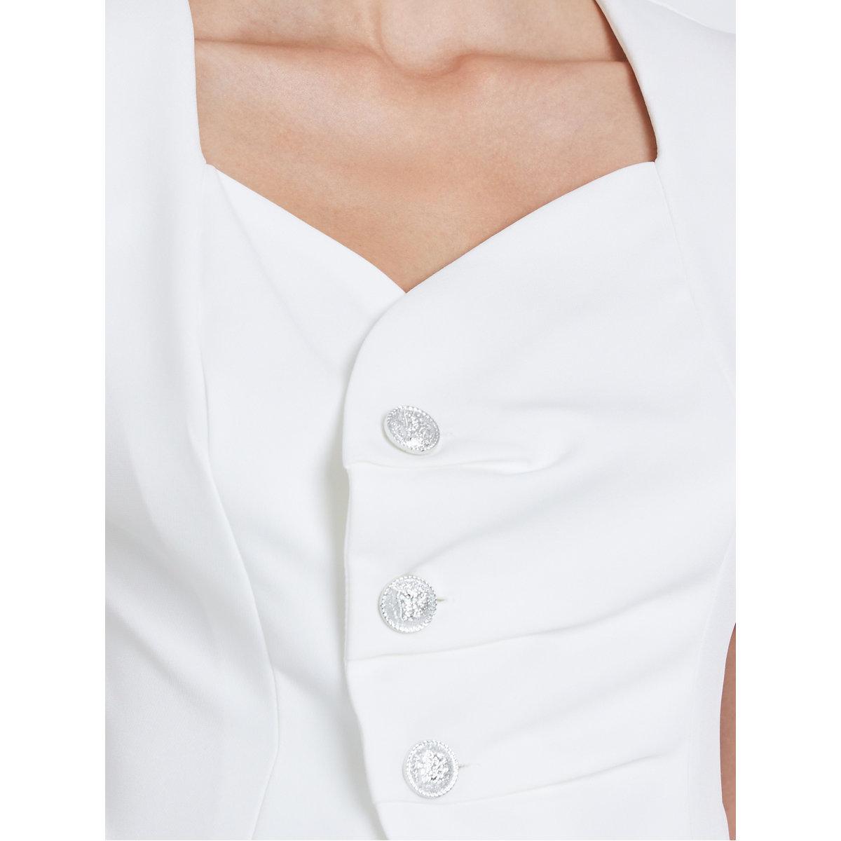 Styli White Puff Sleeve Blouse-women-clothing-shirtsandblouses-blouses-image-3
