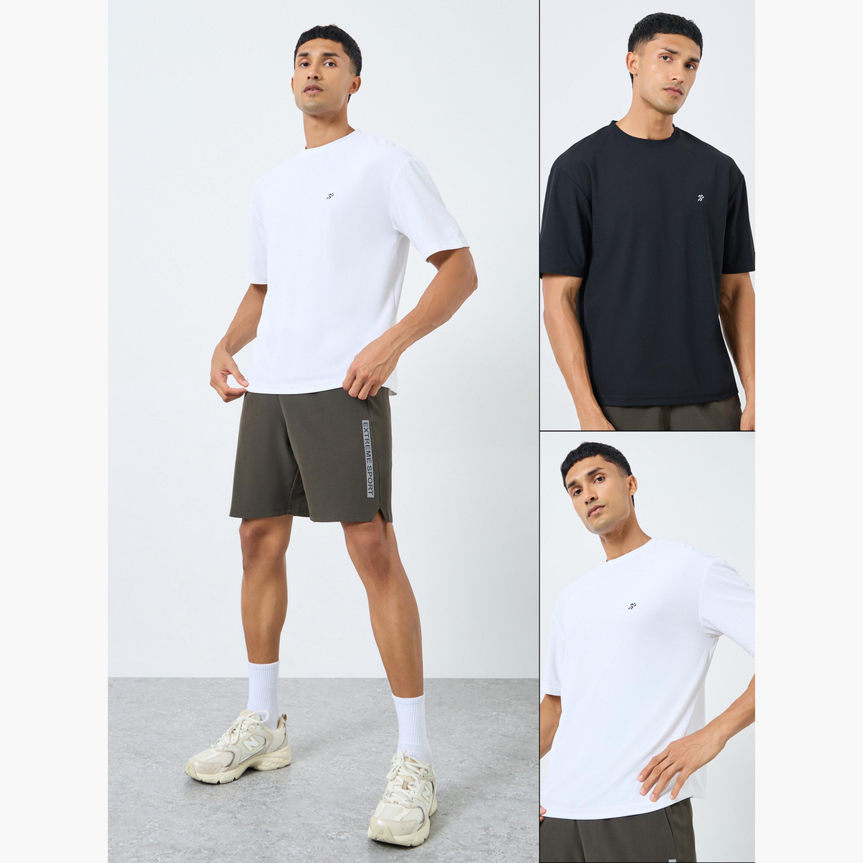 Styli Pack of 2 - Oversized Training T-Shirt-men-clothing-sportswearandactivewear-tshirtsandpolos-image-3