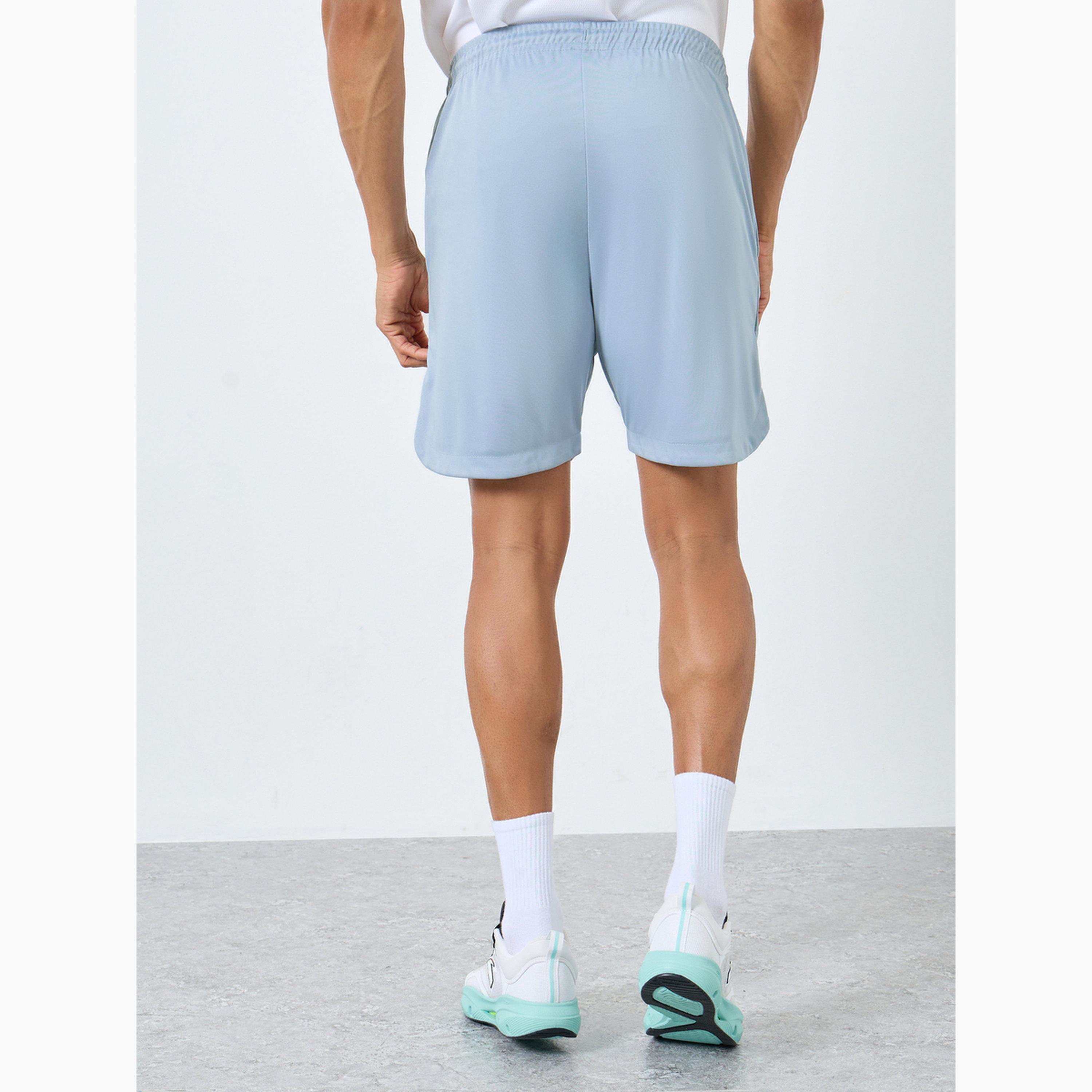 Styli Text Print Workout Shorts with Pocket-men-clothing-sportswearandactivewear-bottoms-shorts-image-4