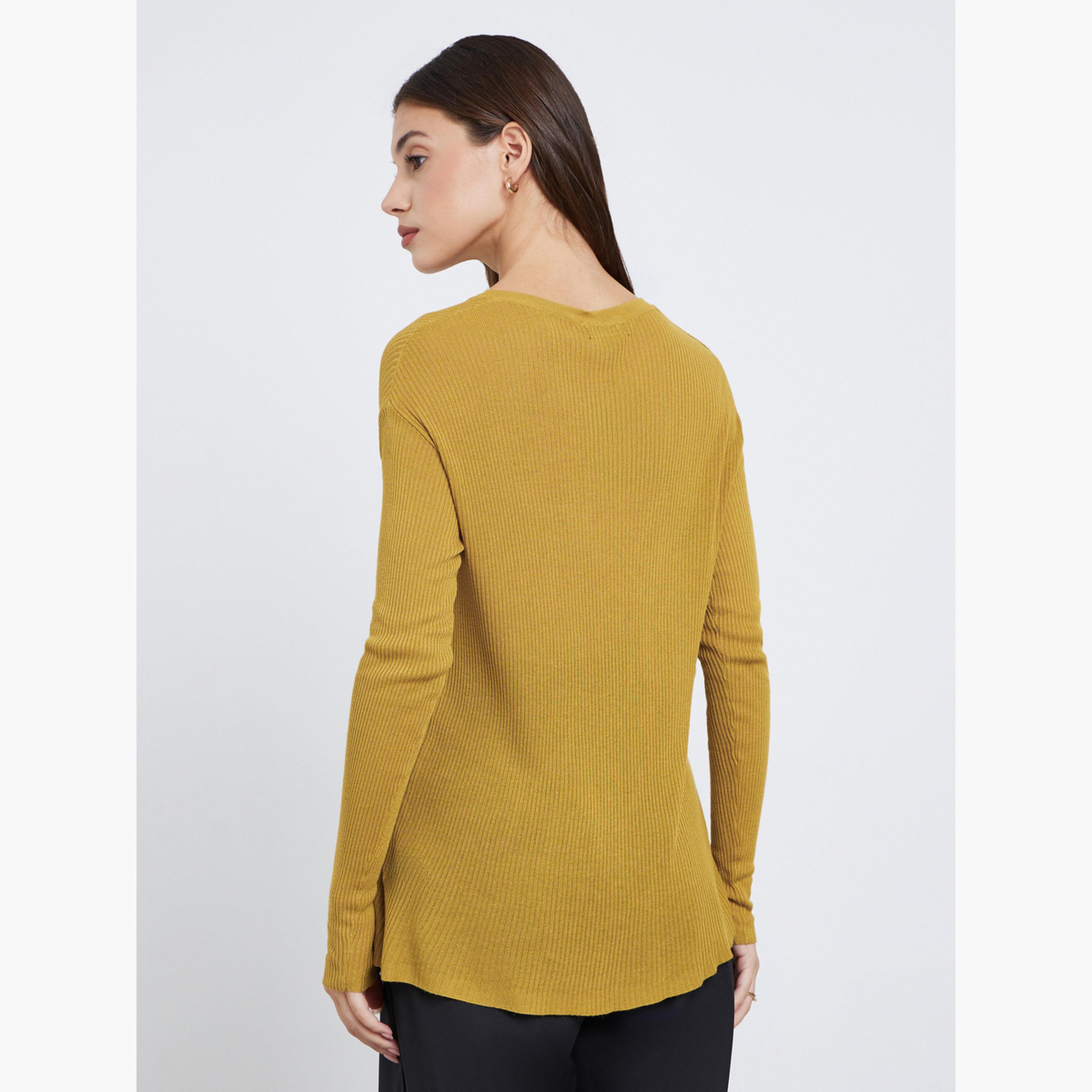 ستايلي - قميص مضلع بأكمام طويلة وأزرار-women-clothing-cardigansandjumpers-cardigans-image-1