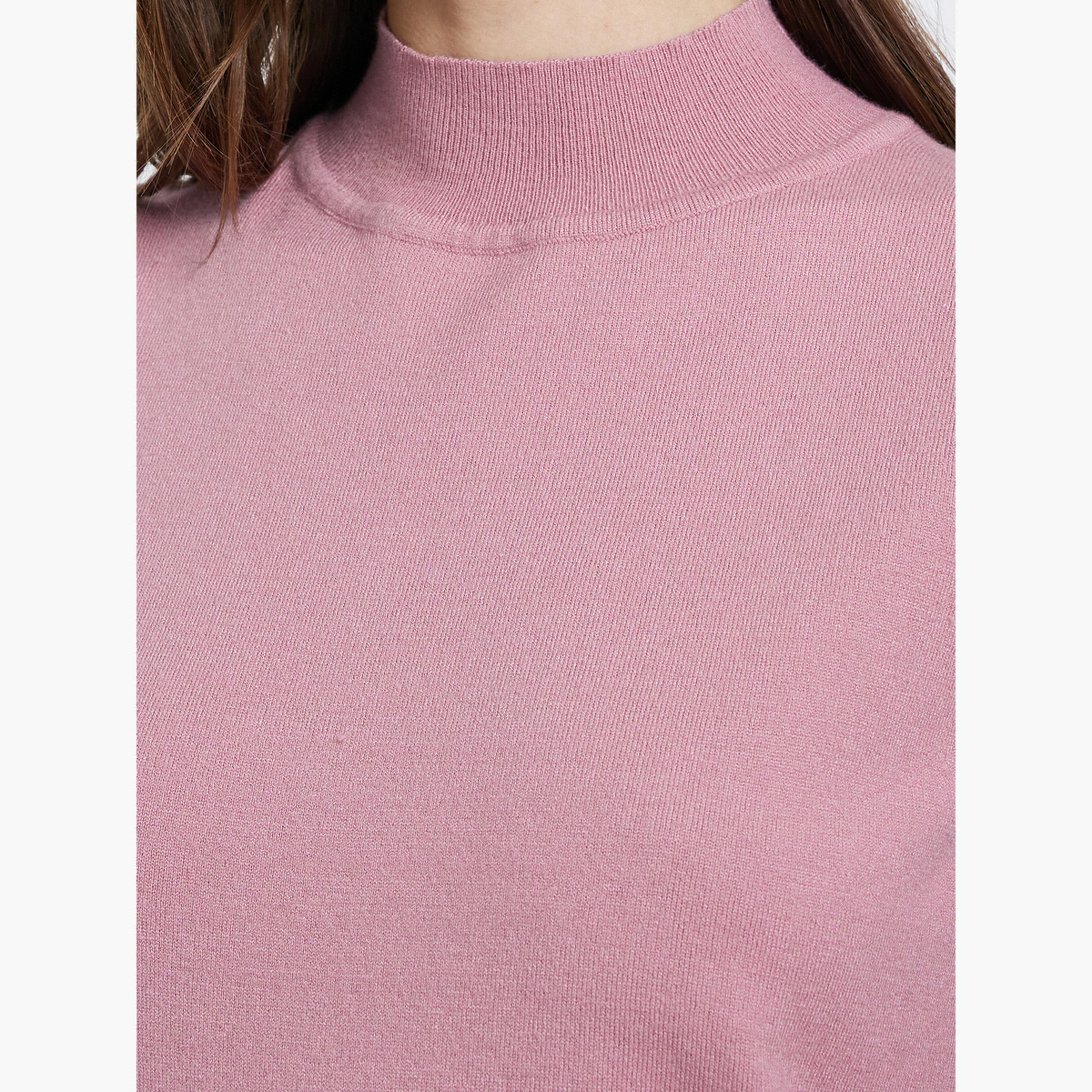 Styli Dusty Rose Short Sleeve Knit Top-women-clothing-shirtsandblouses-shirts-image-4