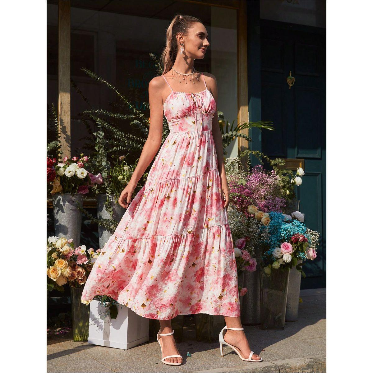 Styli Floral Print Strappy Tiered Maxi Dress-women-clothing-dresses-image-5