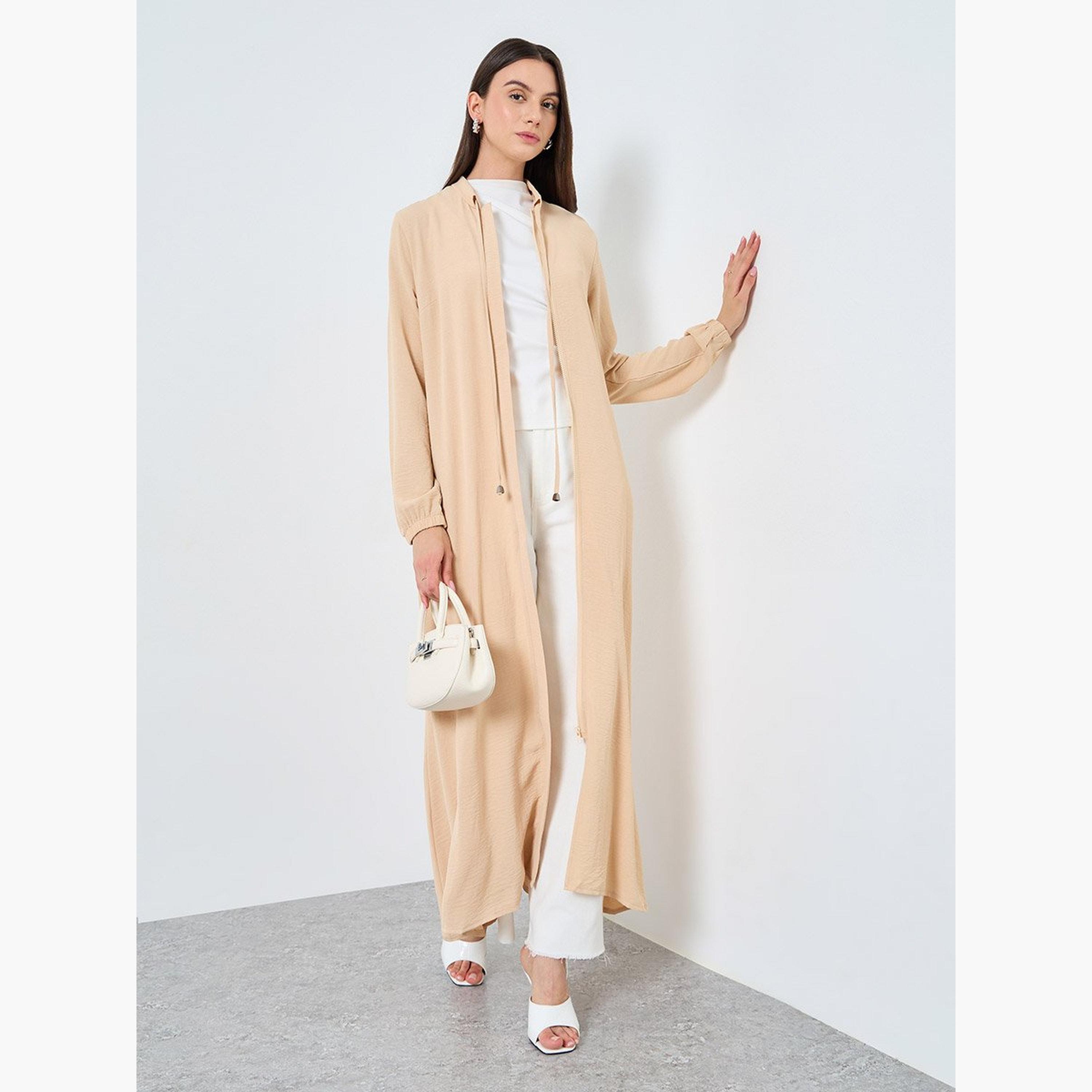 تيك تو - كيمونو ماكسي بيج بسحاب للنساء-women-clothing-cardigansandjumpers-cardigans-image-1