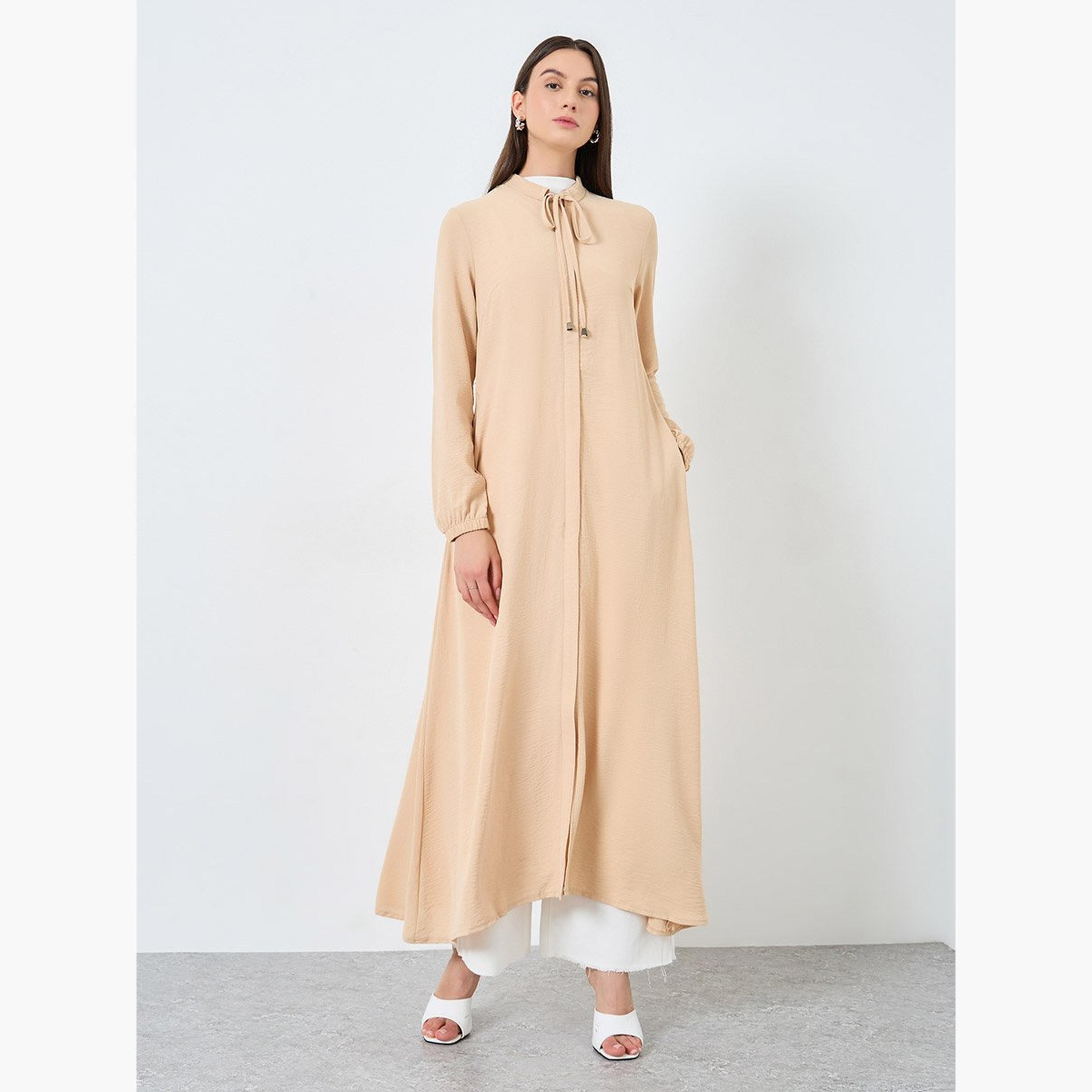 تيك تو - كيمونو ماكسي بيج بسحاب للنساء-women-clothing-cardigansandjumpers-cardigans-image-2
