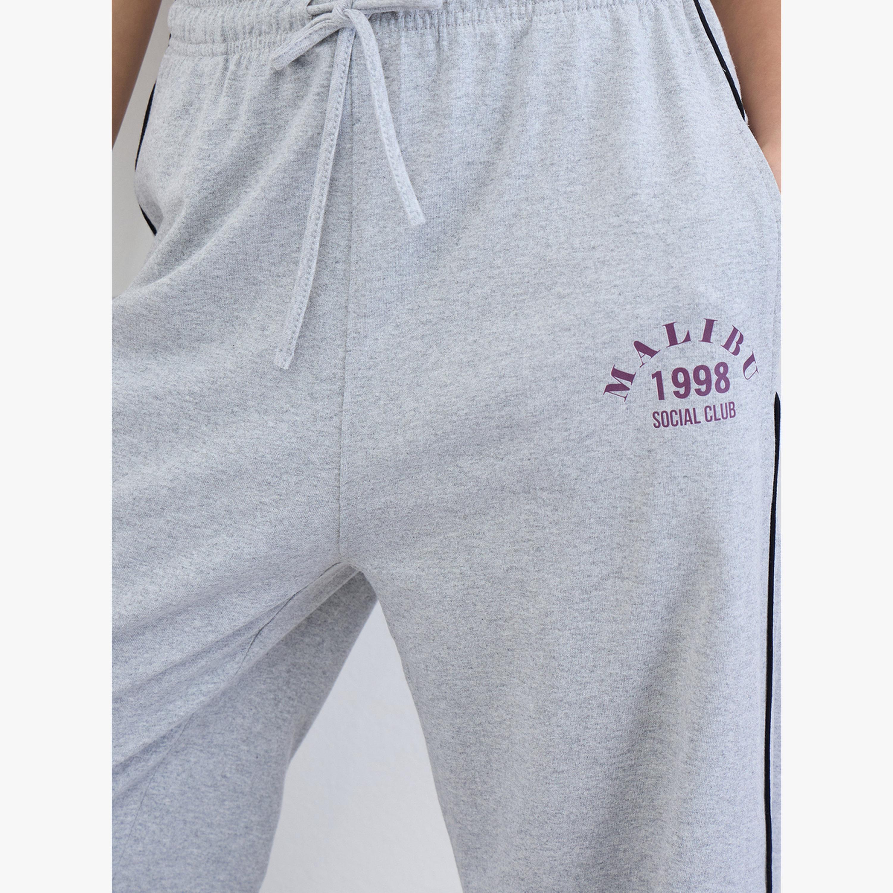 Styli Women Grey Wide Leg Joggers-women-clothing-bottoms-joggers-image-5