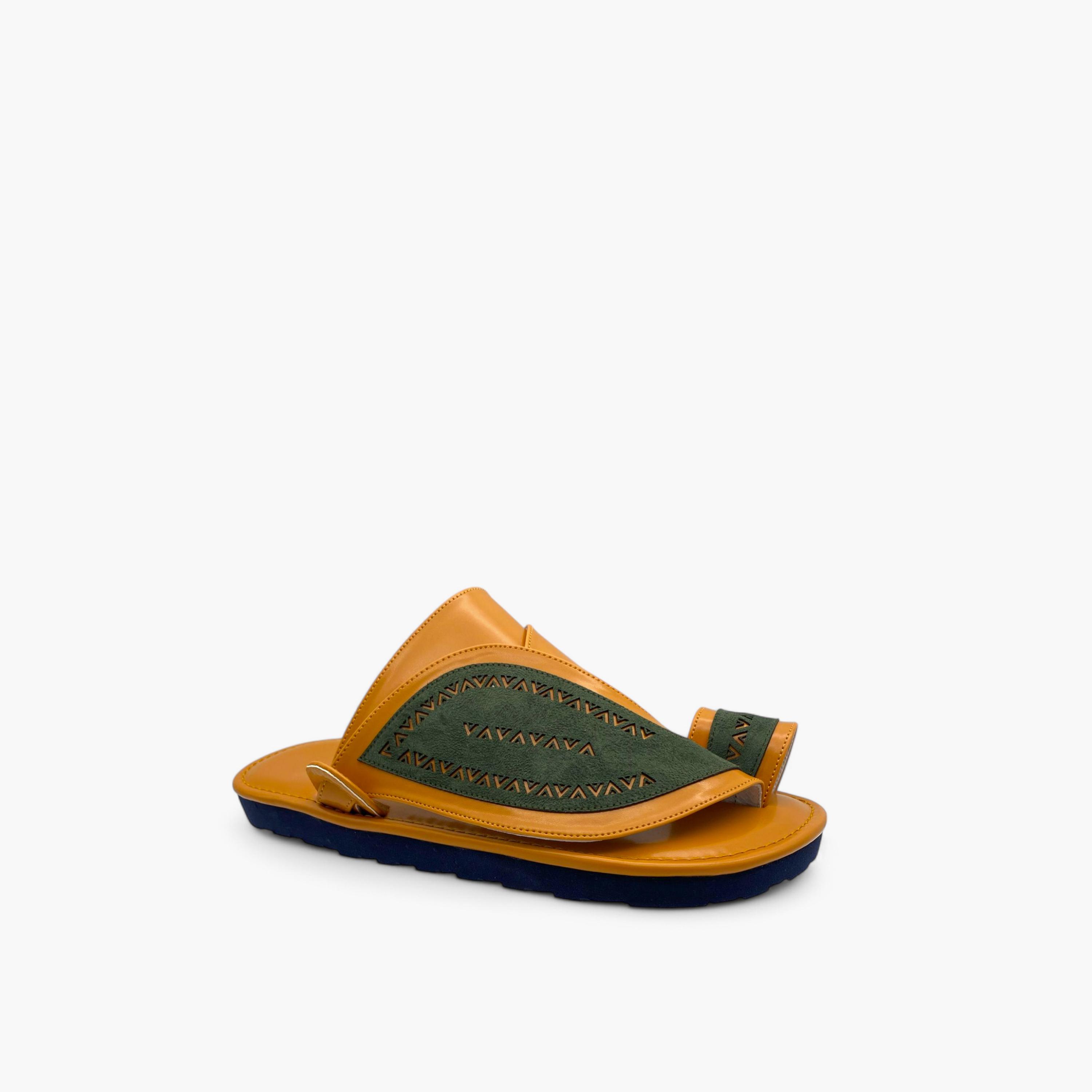 Al Fanoos Men's Royal Comfort Slip-On Shargi Sandals-men-shoes-sandals-image-1