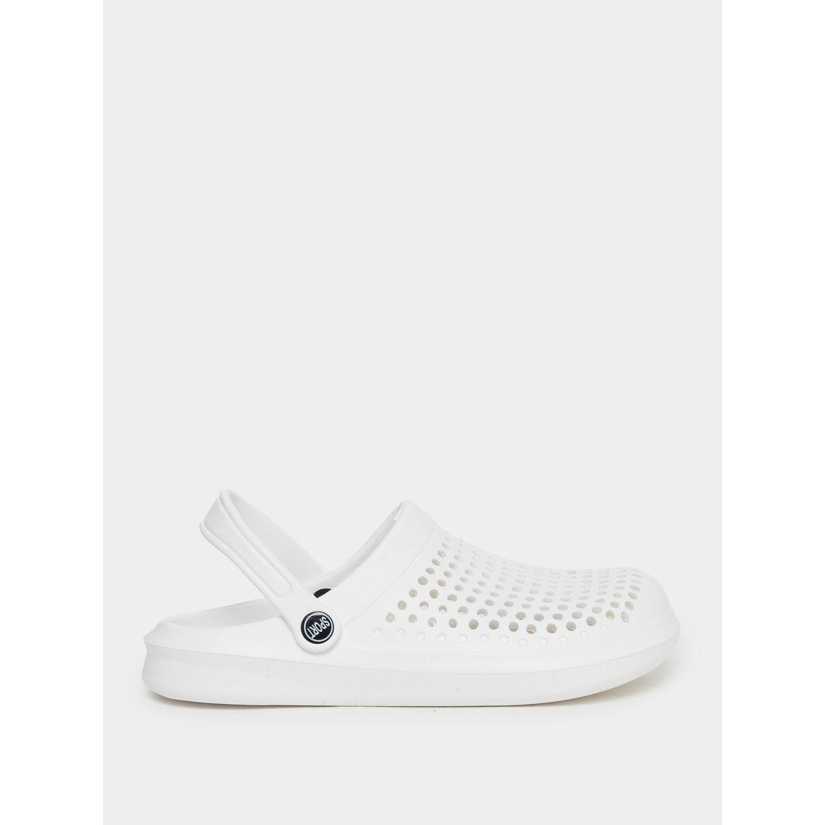 Take Two Vamp Perforated Solid Heel Strap Clogs-women-shoes-sandals-flats-image-2