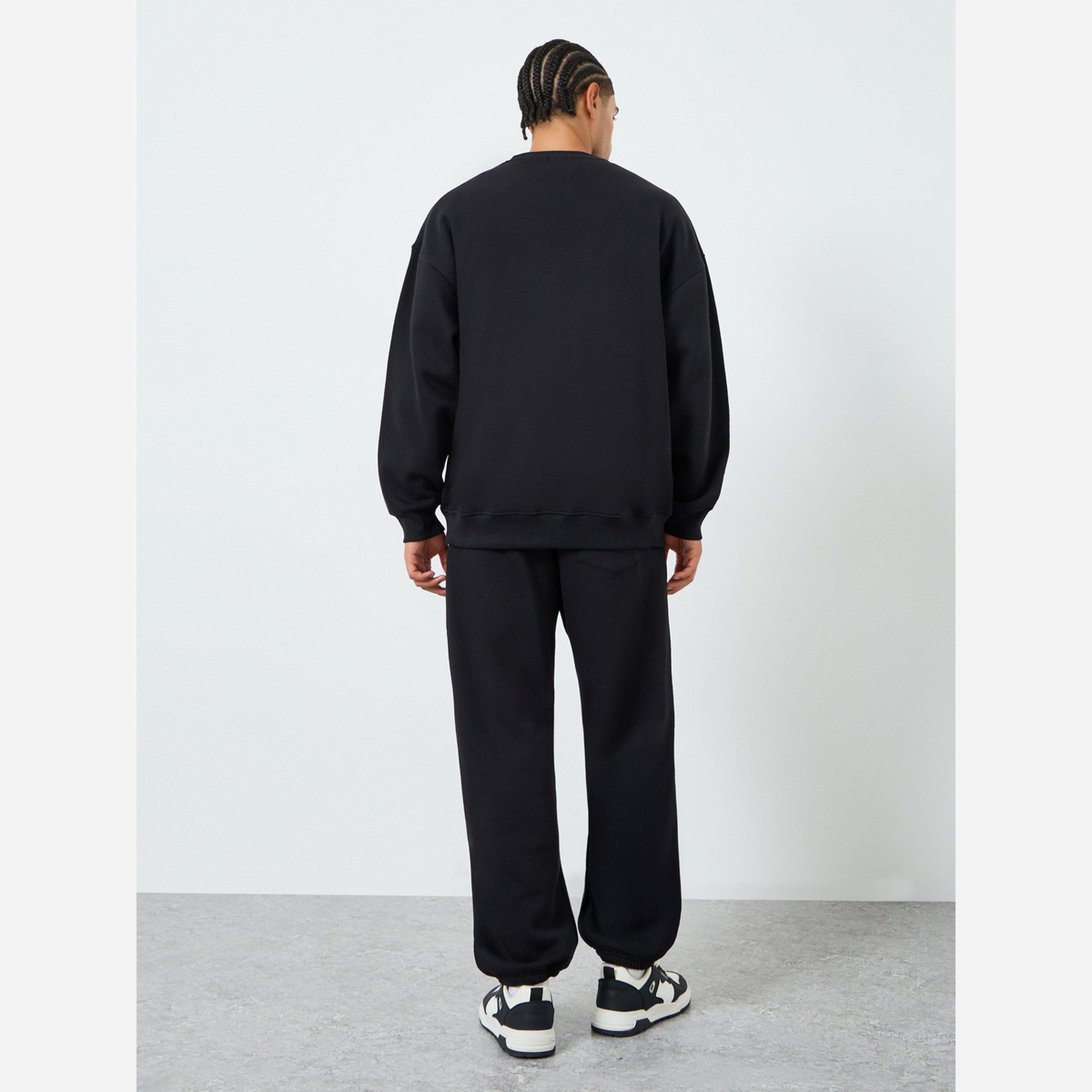 Styli Men Boxy Printed Sweatshirt and Joggers Co_Ords-men-clothing-coordsets-image-5
