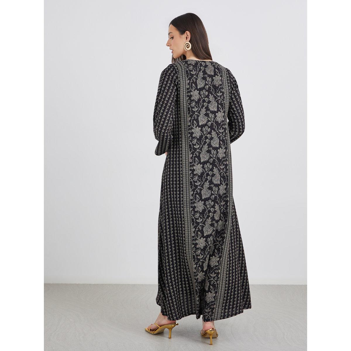 جلابية بتفاصيل تطريز-women-arabicclothing-jalabiyas-image-5