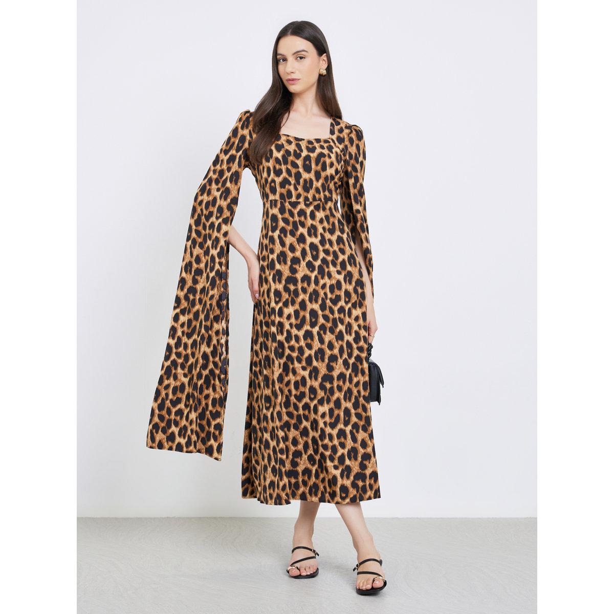 Take Two Leopard Print Square Neck Maxi Dress-women-clothing-dresses-image-2