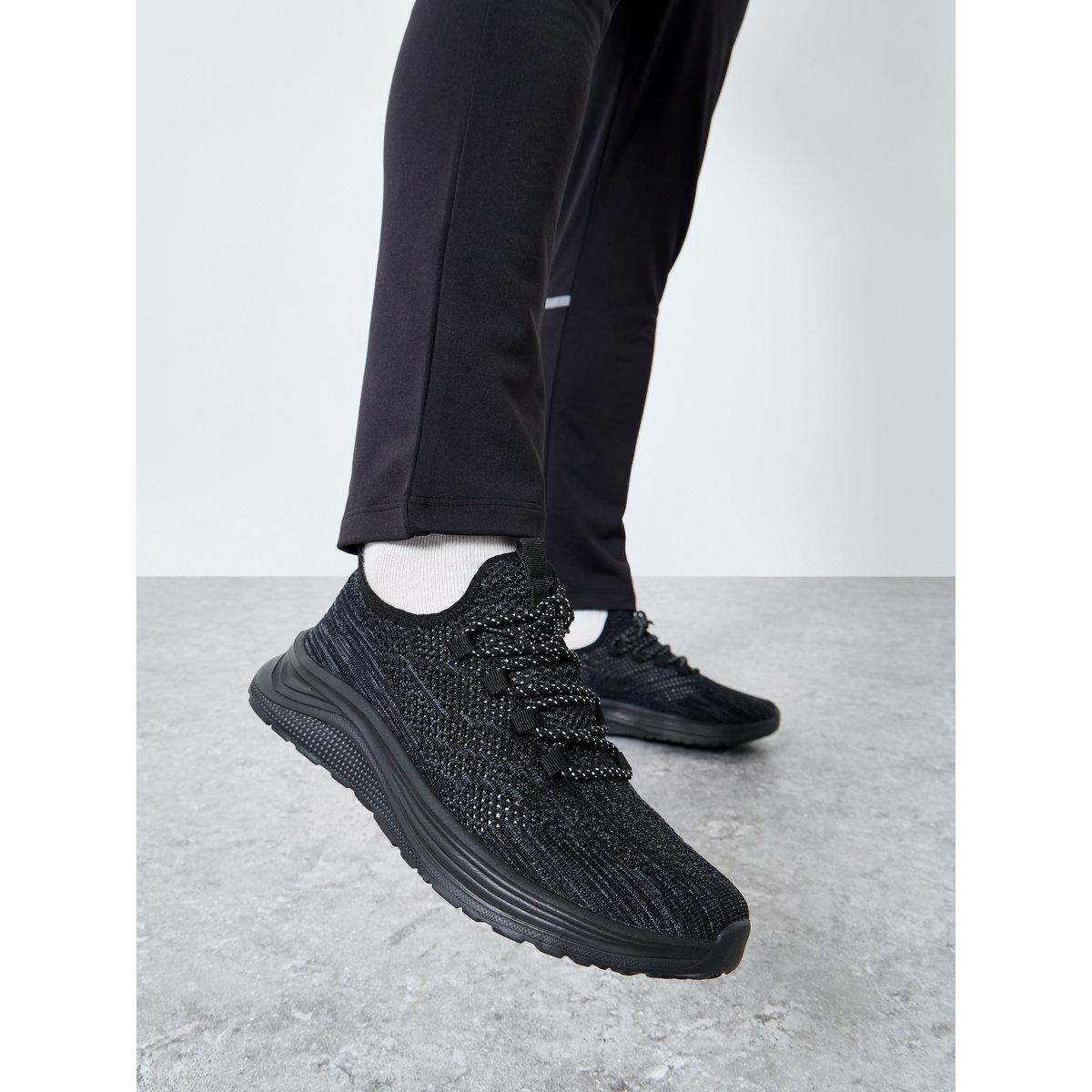 Take Two Textured Lace Up Sneakers-men-shoes-sneakers-image-1