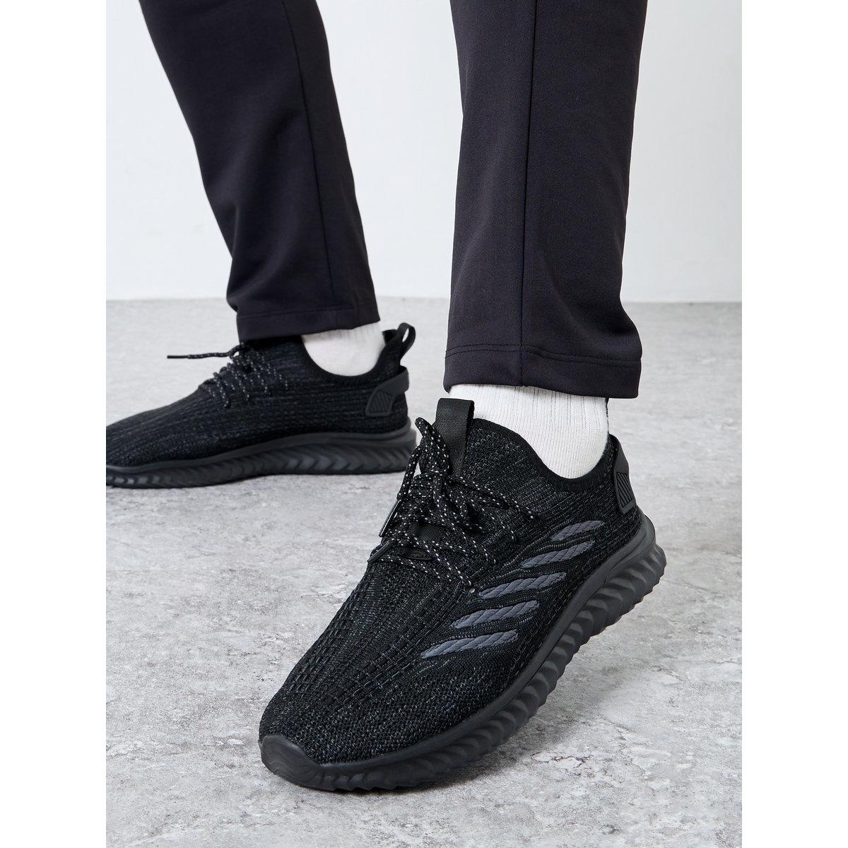 Take Two Textured Lace Up Sneakers-men-shoes-sneakers-image-1