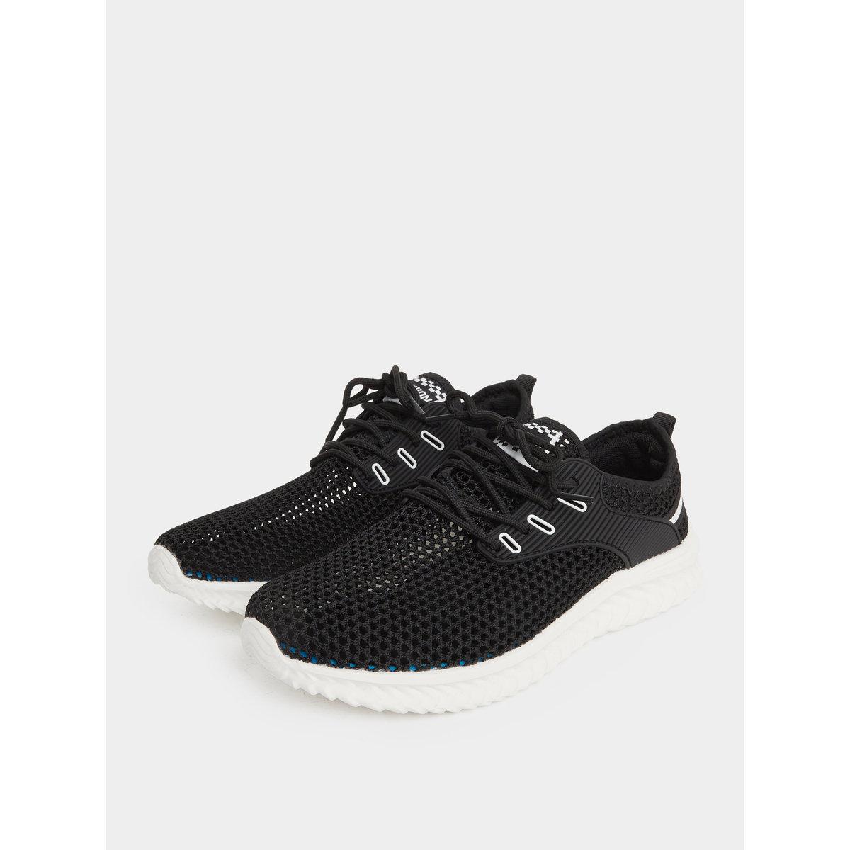 Take Two Textured Lace Up Sneakers-men-shoes-sneakers-image-3