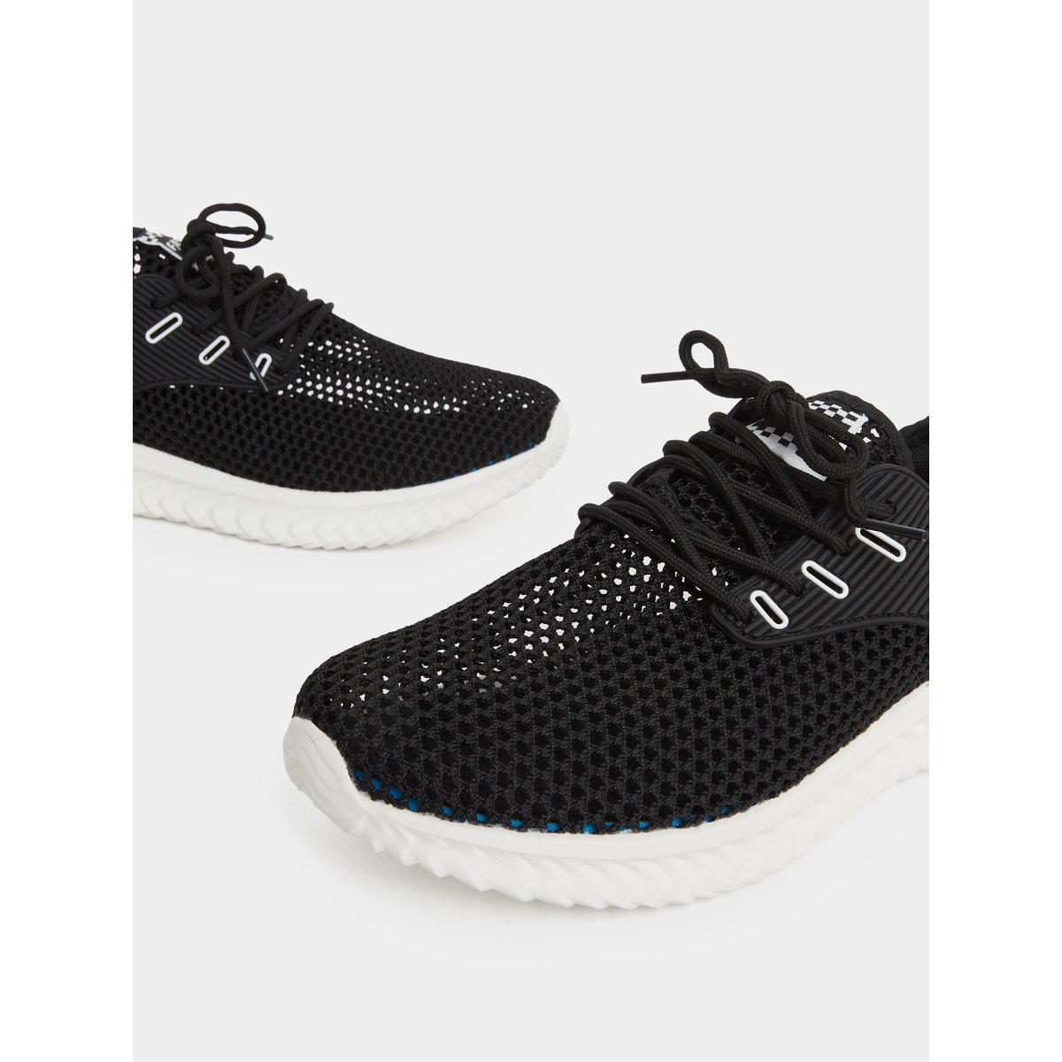 Take Two Textured Lace Up Sneakers-men-shoes-sneakers-image-4