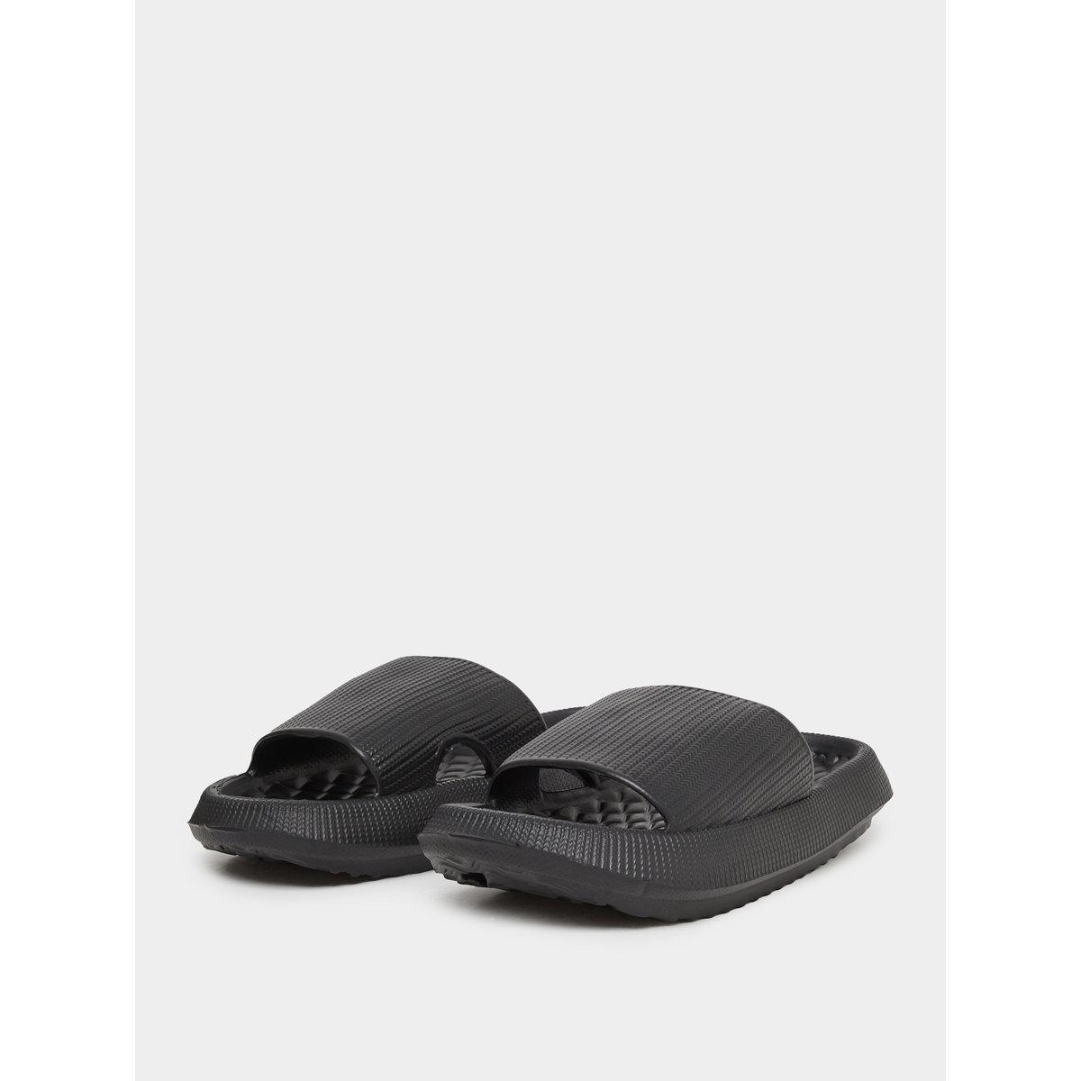 Take Two Solid Texture Anti-Slip Bathroom Slippers-men-shoes-flipflopsandslides-image-3