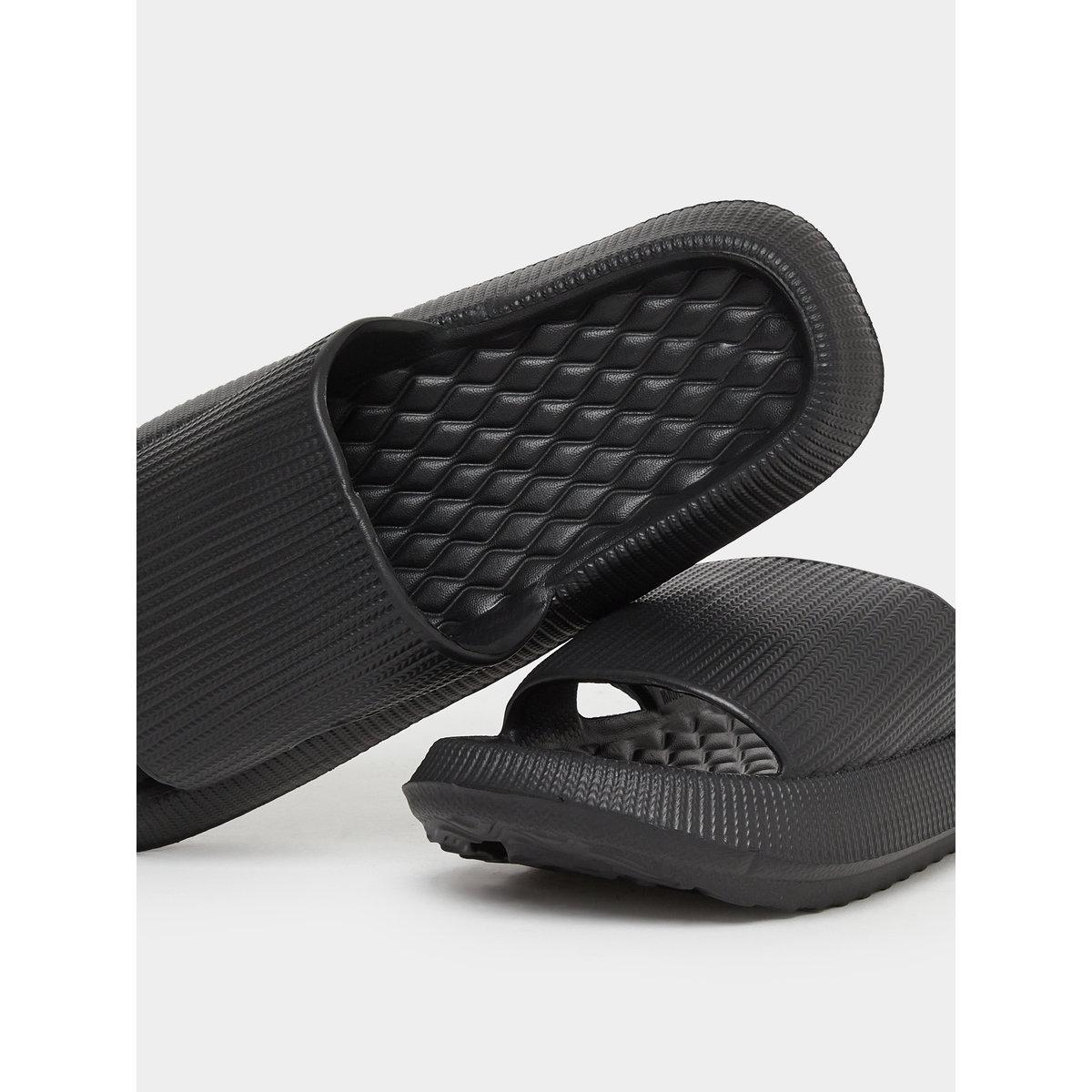 Take Two Solid Texture Anti-Slip Bathroom Slippers-men-shoes-flipflopsandslides-image-4
