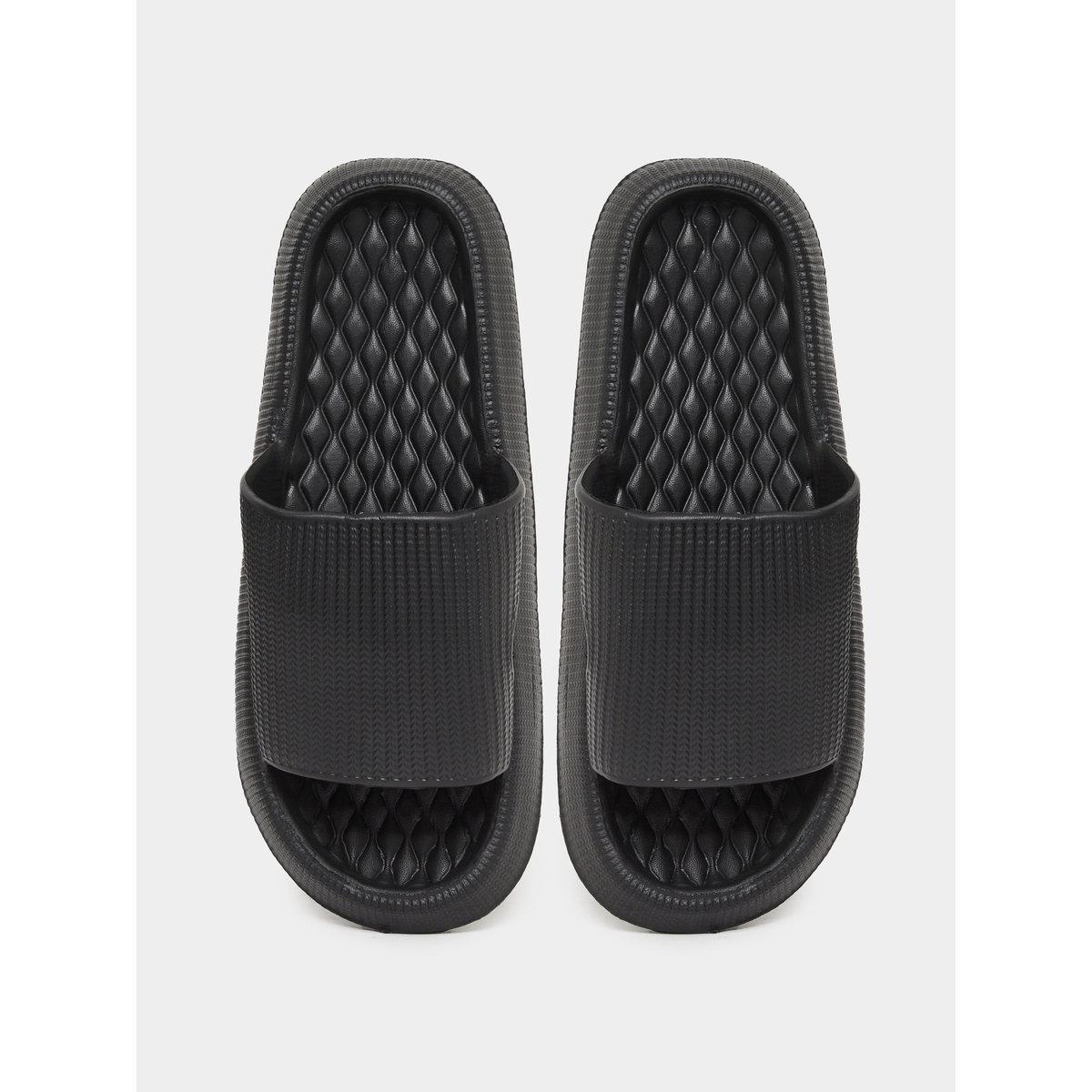Take Two Solid Texture Anti-Slip Bathroom Slippers-men-shoes-flipflopsandslides-image-6